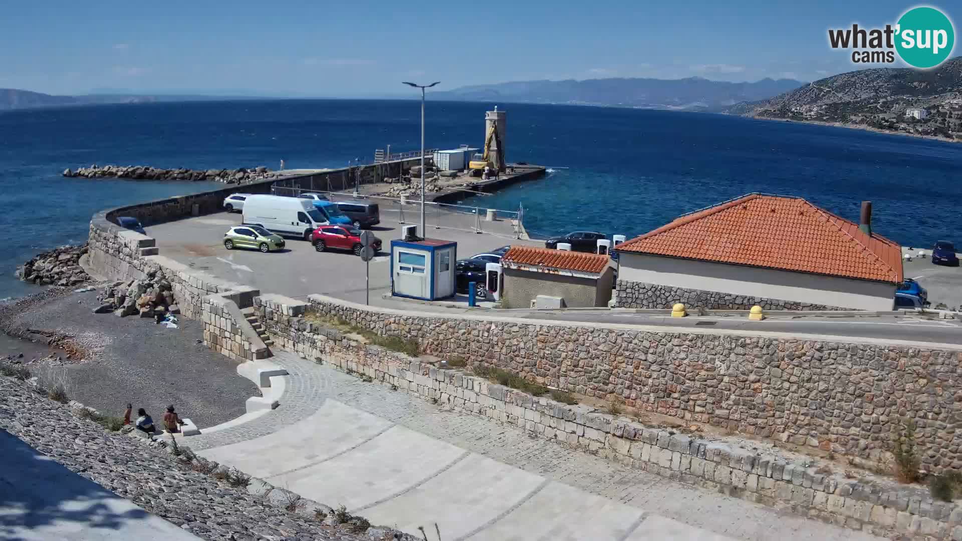 Senj Harbour Webcam – Breakwater & Lighthouse Live View