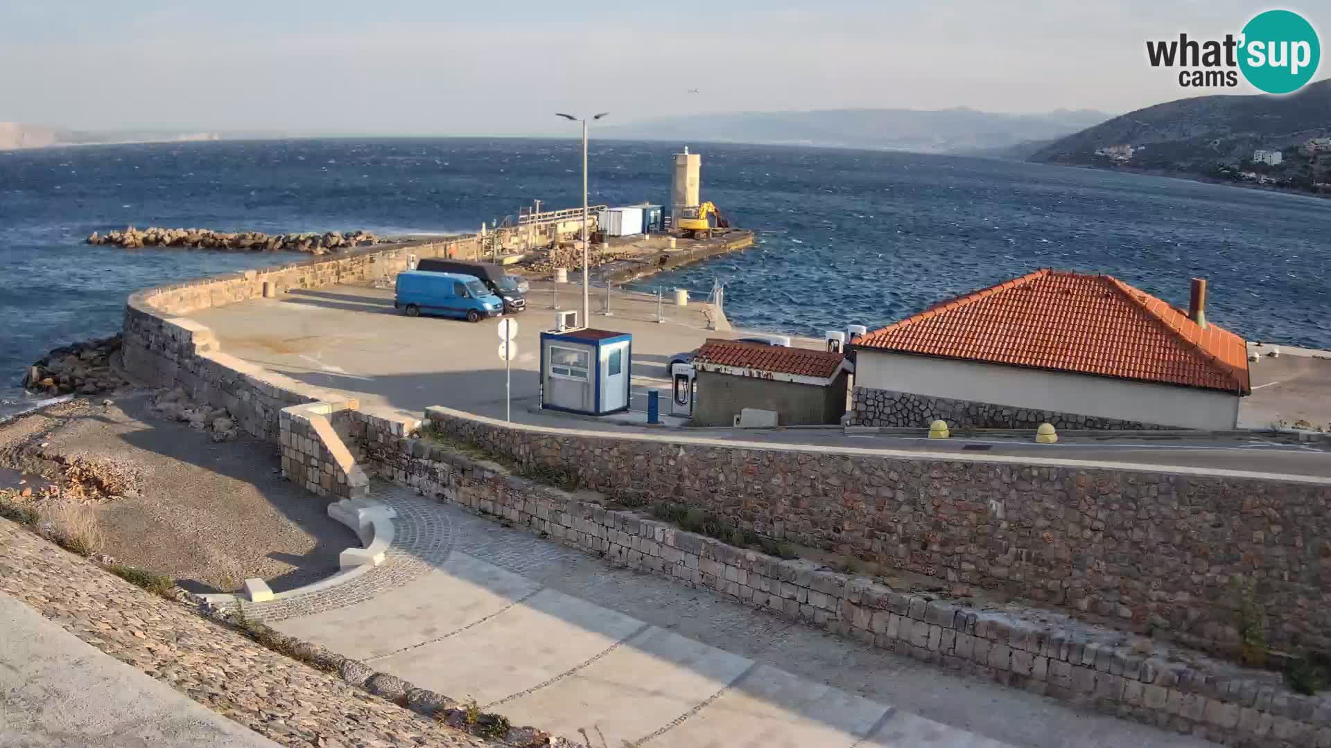 Senj Harbour Webcam – Breakwater & Lighthouse Live View