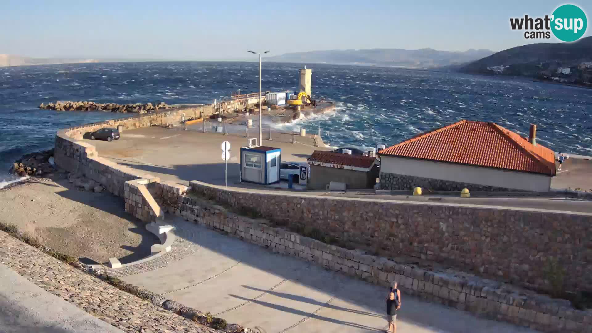 Senj Harbour Webcam – Breakwater & Lighthouse Live View
