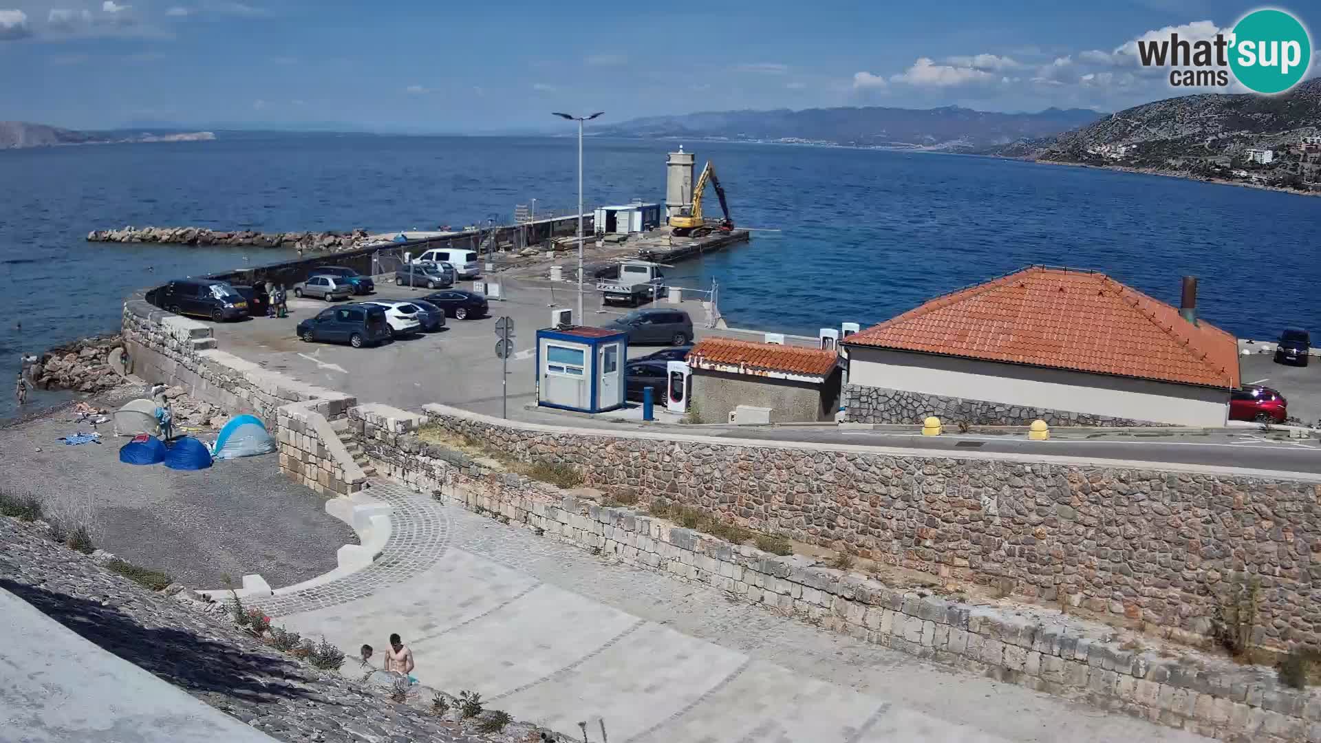 Senj Harbour Webcam – Breakwater & Lighthouse Live View