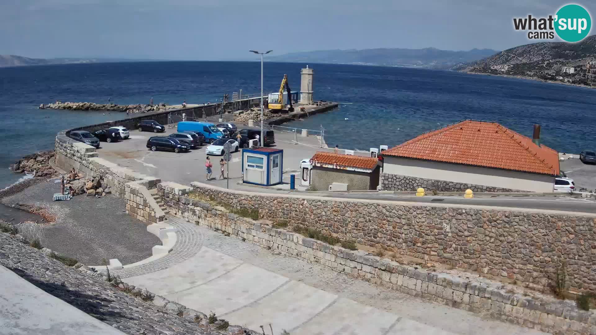 Webcam Porto di Segna – Frangiflutti e Faro in diretta