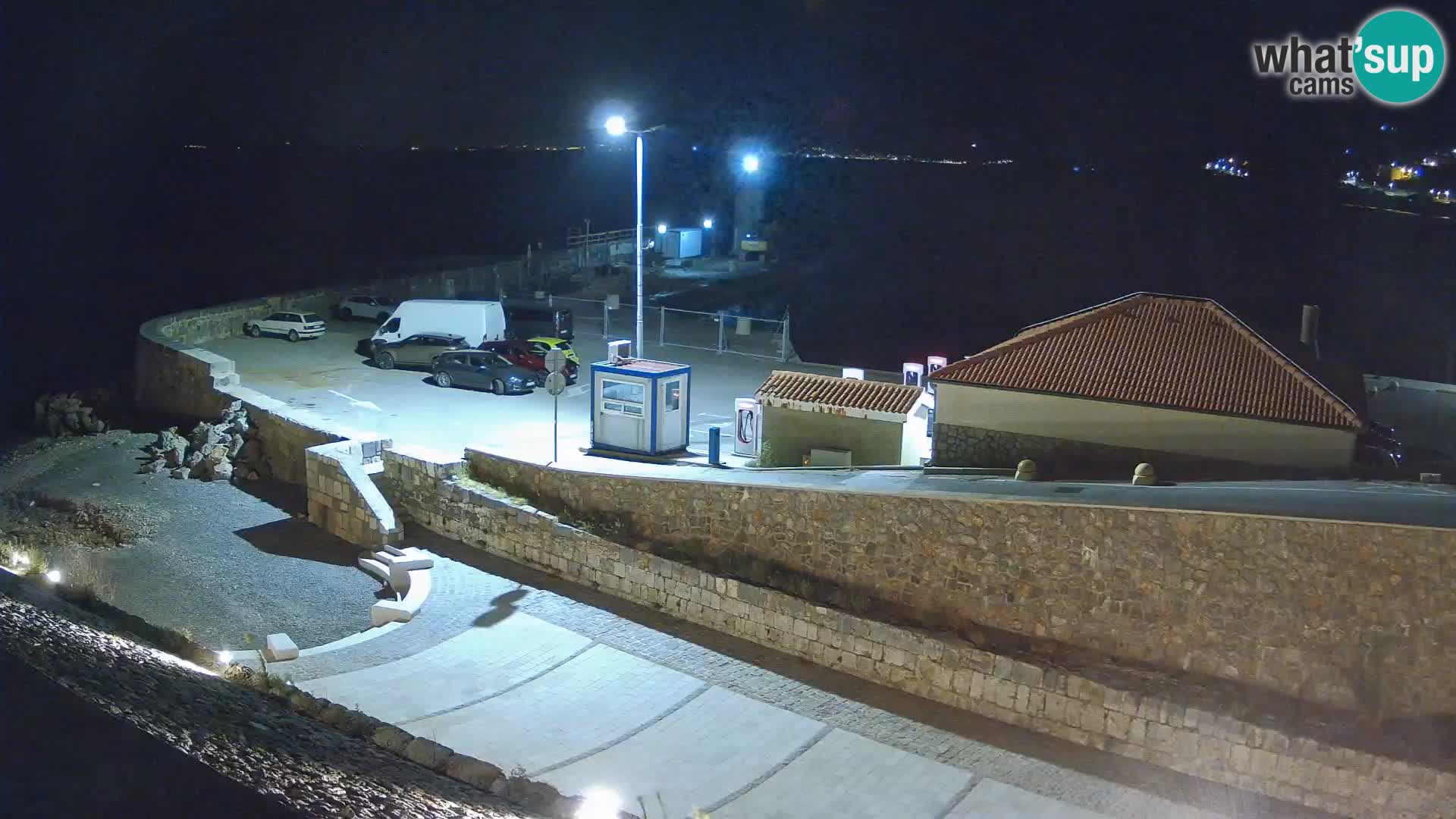 Webcam puerto de Senj – Rompeolas y faro en directo