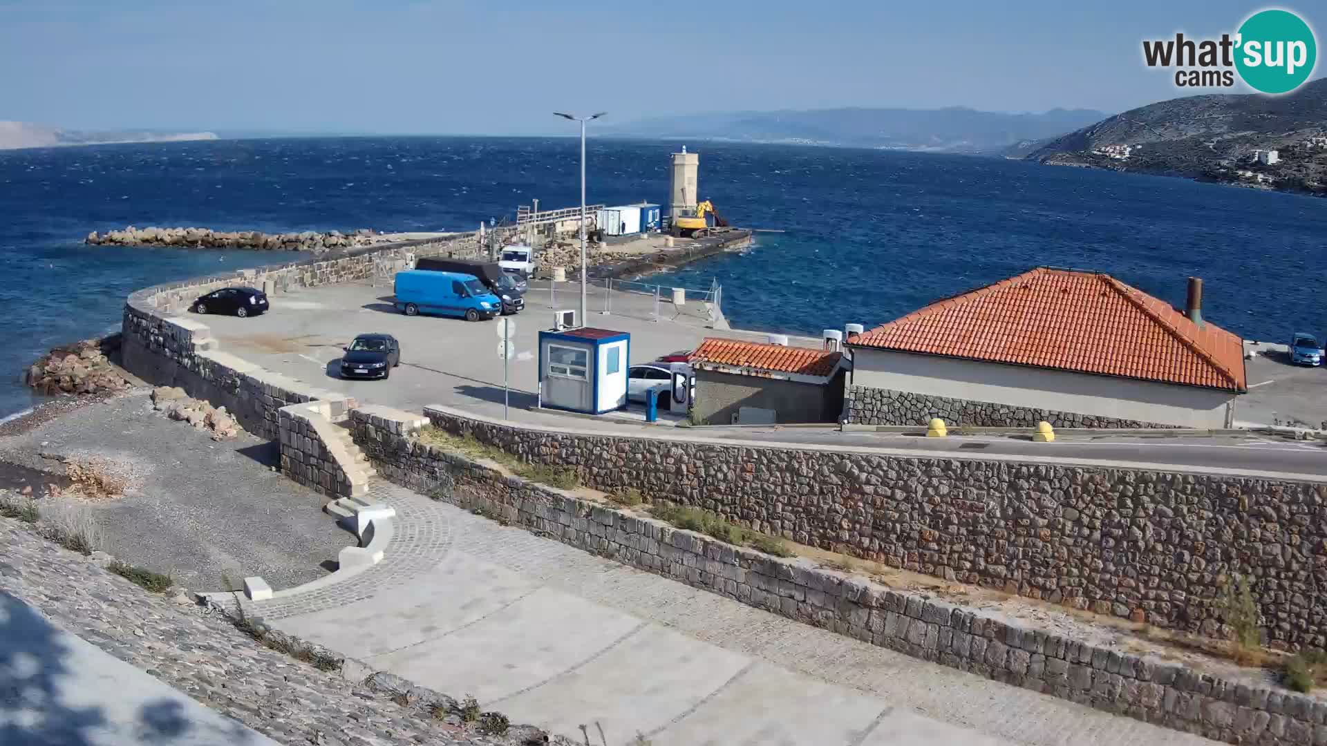 Senj Harbour Webcam – Breakwater & Lighthouse Live View