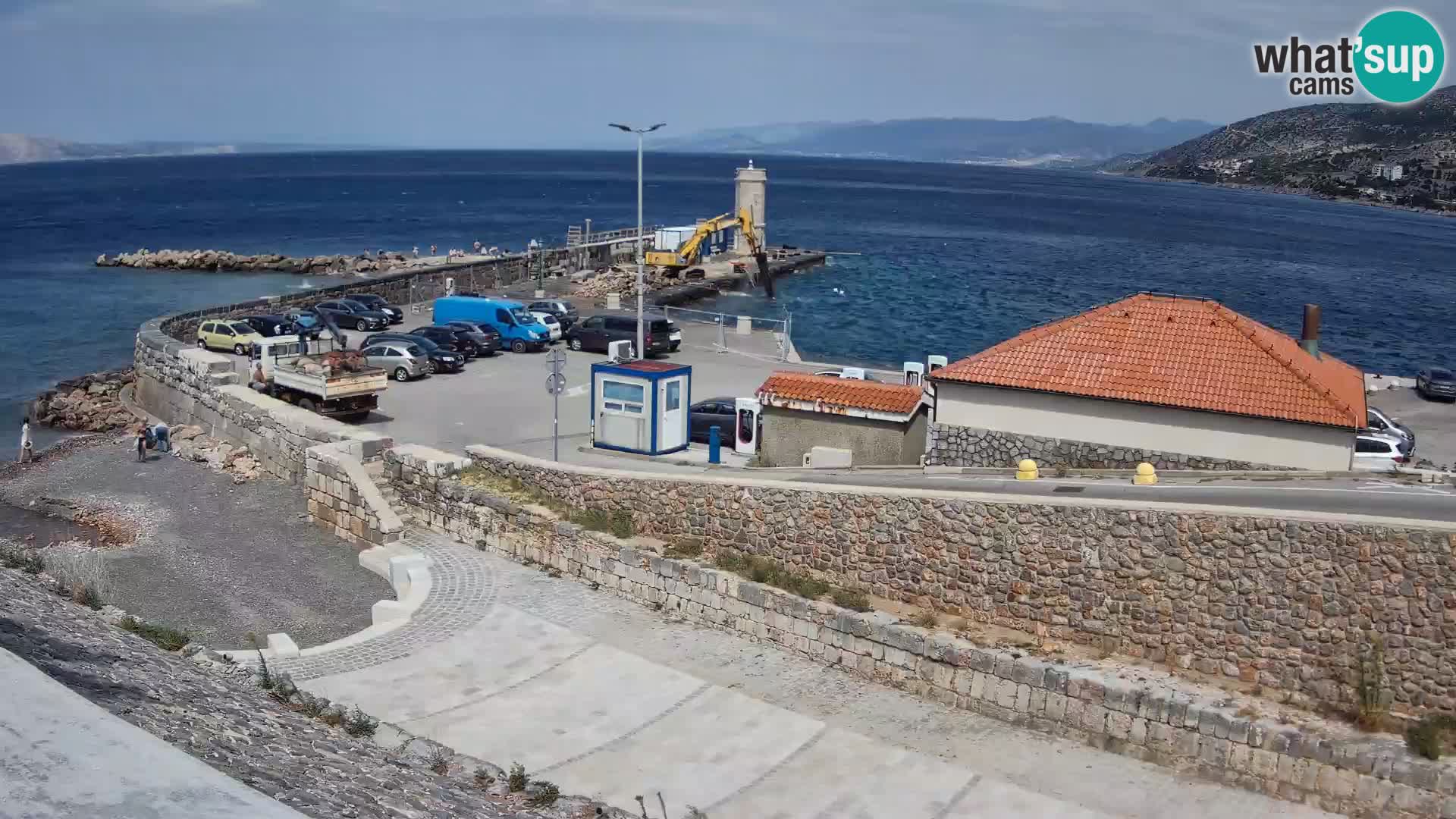 Web kamera Senj luka – Lukobran i svjetionik uživo