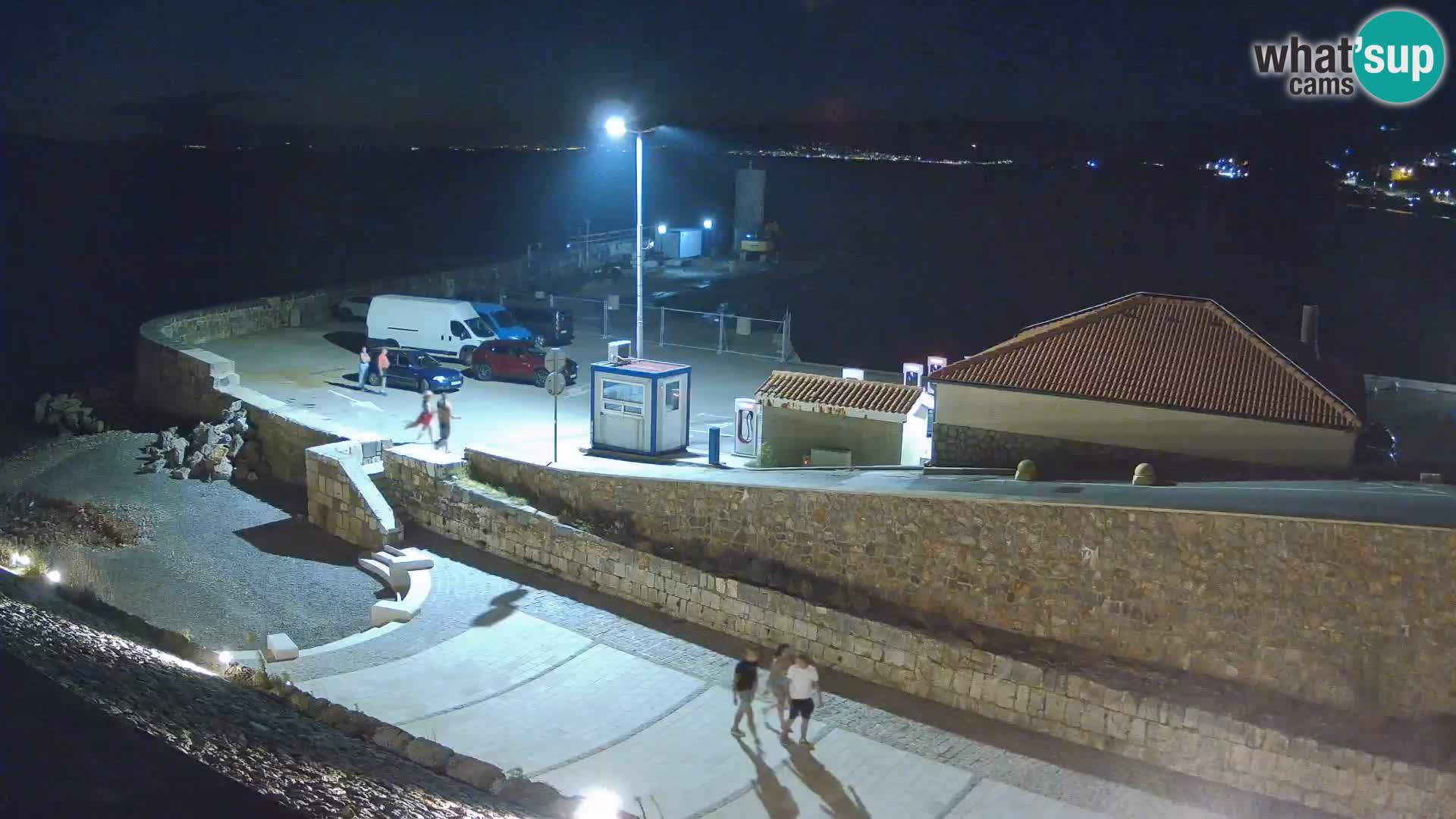 Senj Hafen Webcam – Wellenbrecher & Leuchtturm Liveblick
