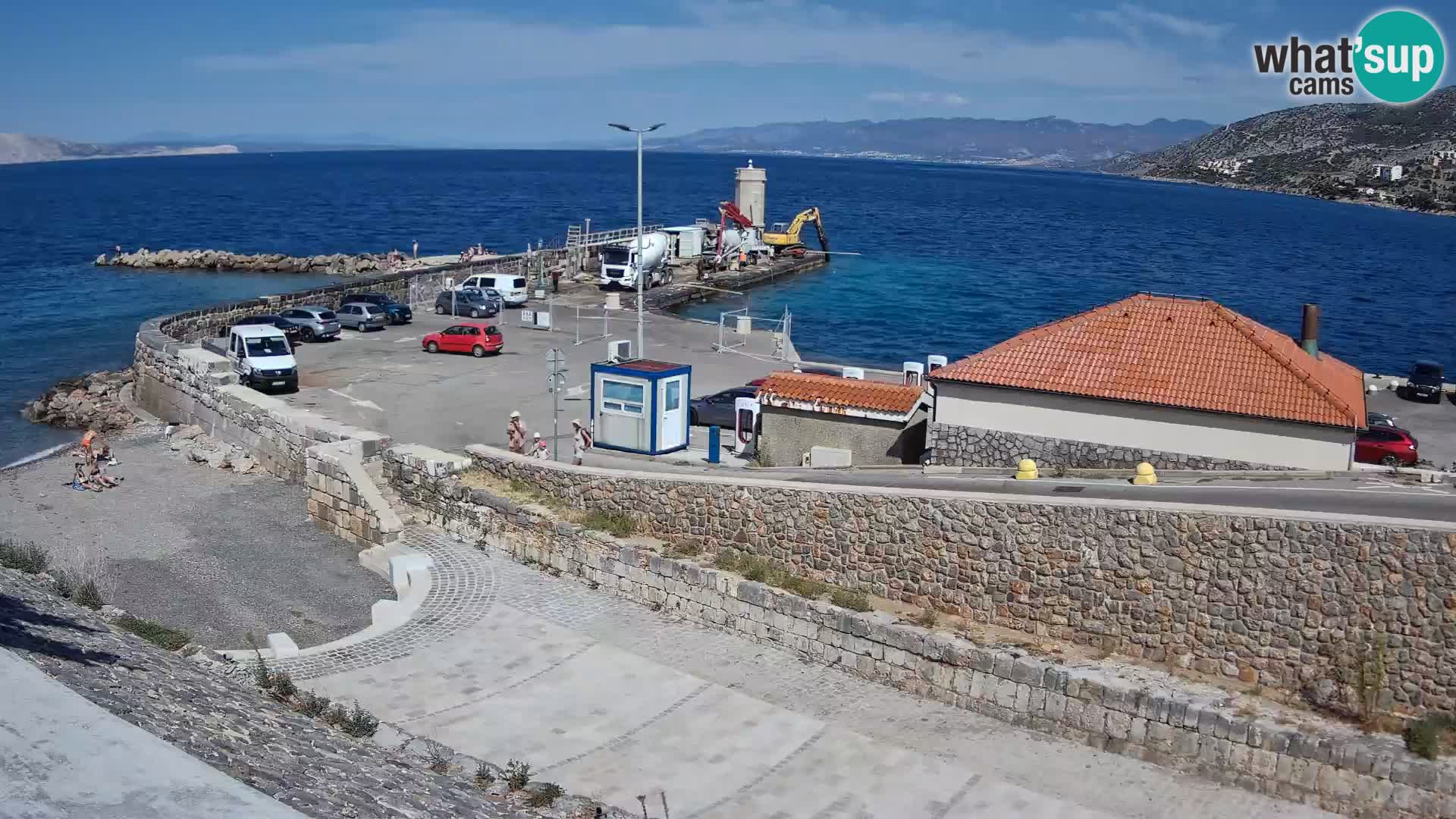 Senj Harbour Webcam – Breakwater & Lighthouse Live View