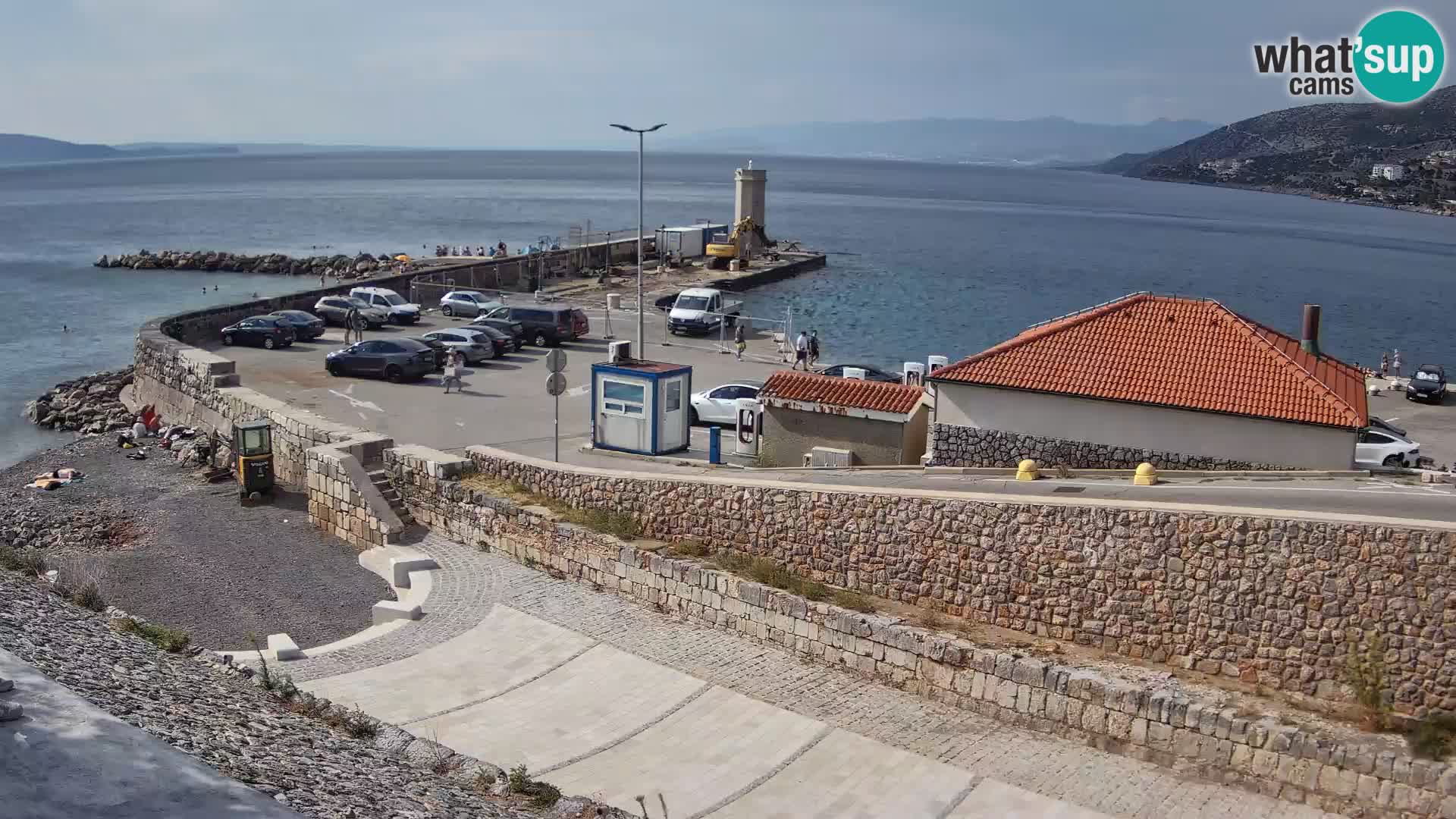 Senj Harbour Webcam – Breakwater & Lighthouse Live View