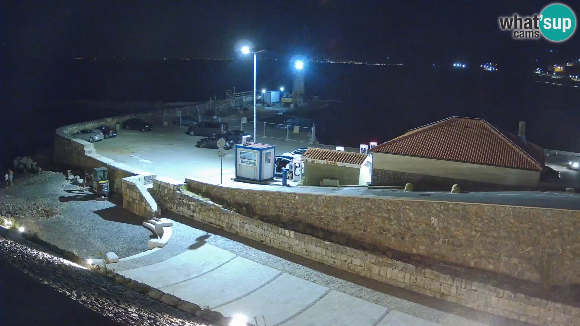 Senj Harbour Webcam – Breakwater & Lighthouse Live View