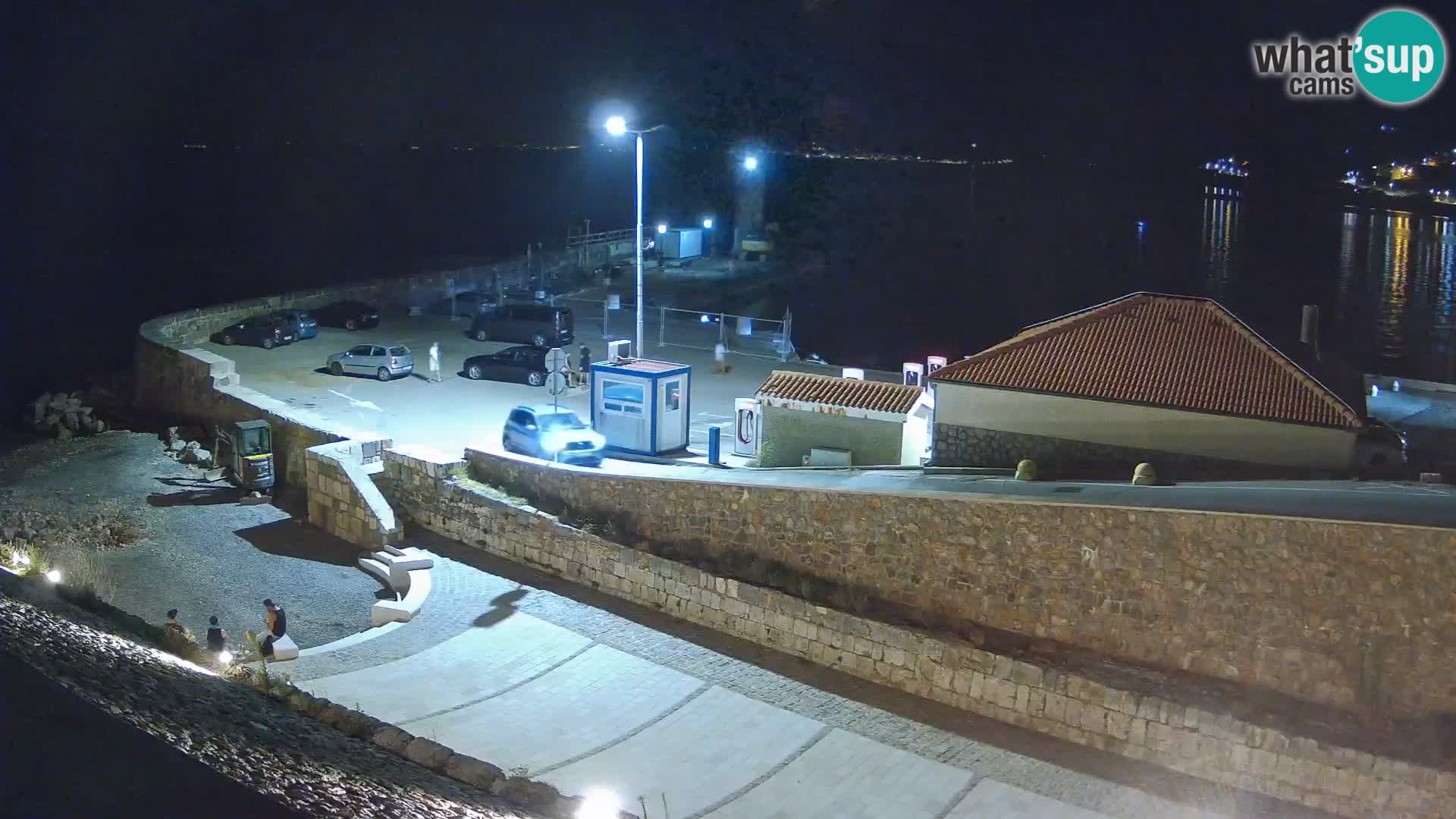 Senj Hafen Webcam – Wellenbrecher & Leuchtturm Liveblick