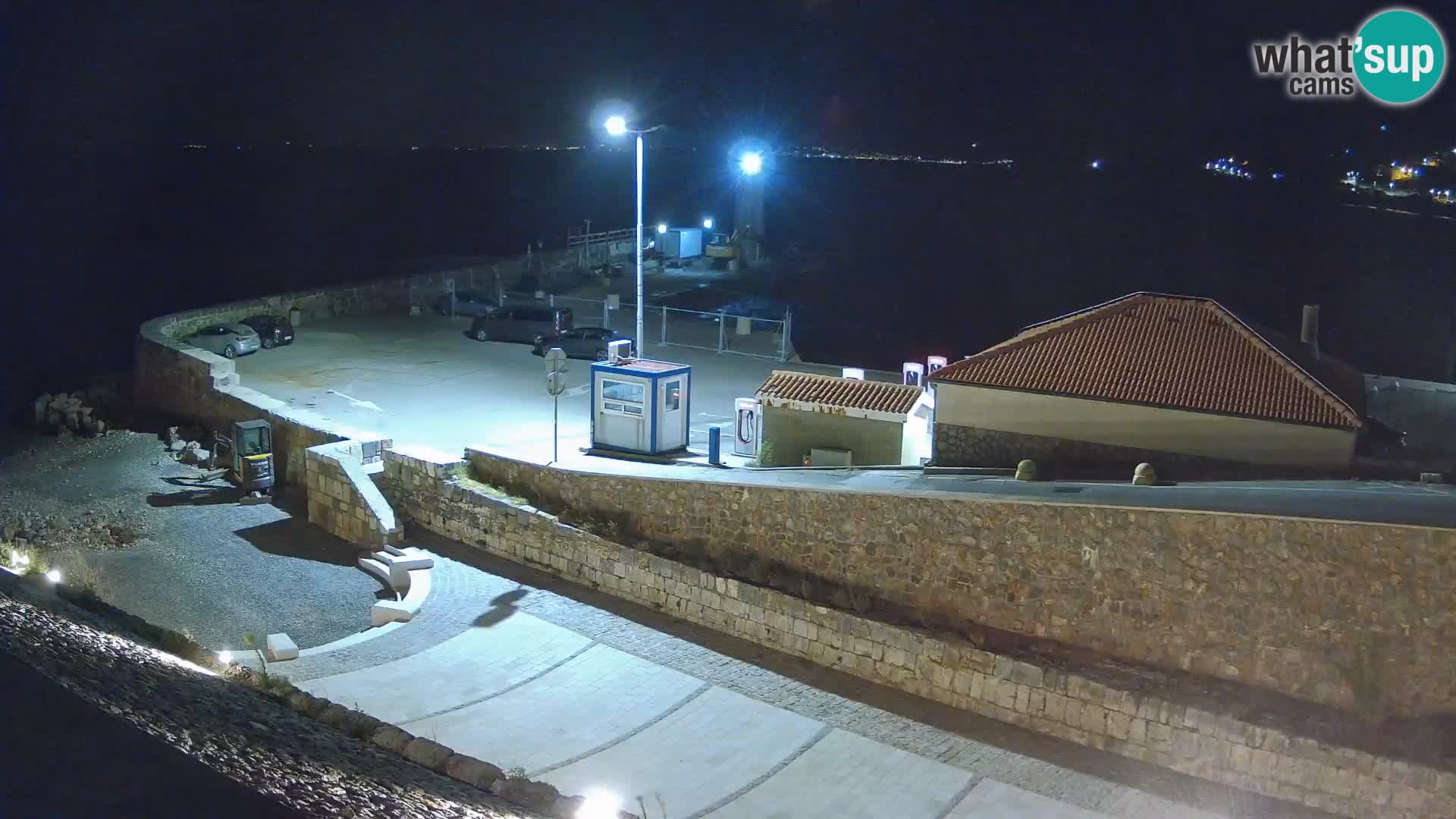 Webcam puerto de Senj – Rompeolas y faro en directo
