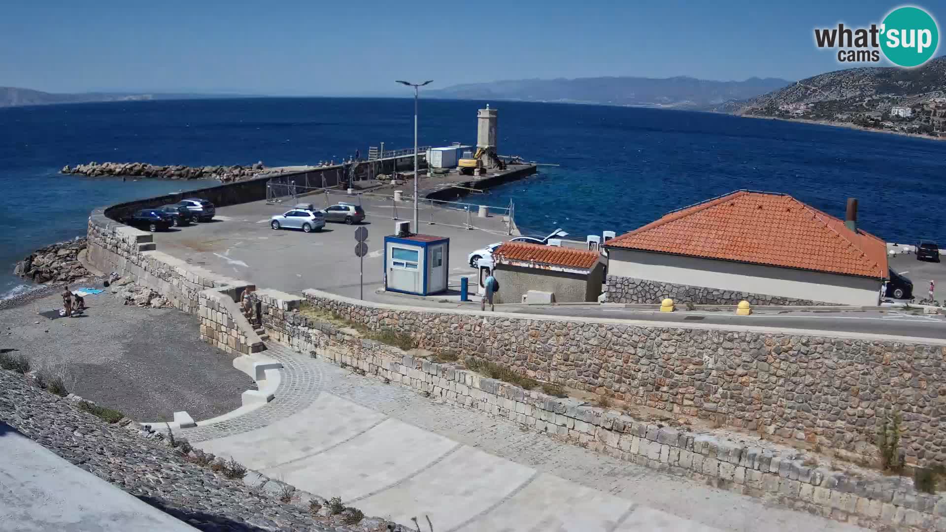 Webcam Porto di Segna – Frangiflutti e Faro in diretta
