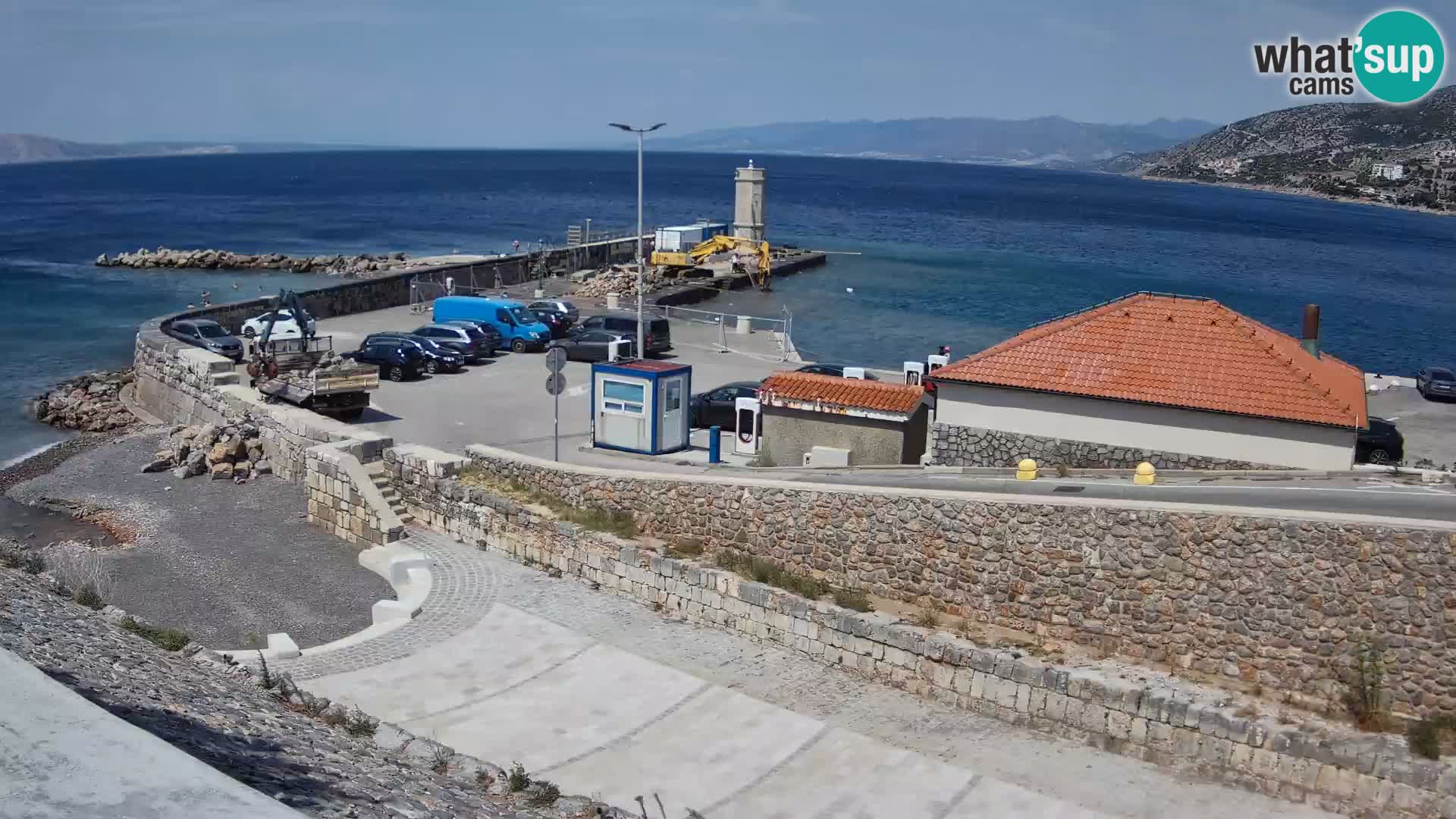 Senj Harbour Webcam – Breakwater & Lighthouse Live View
