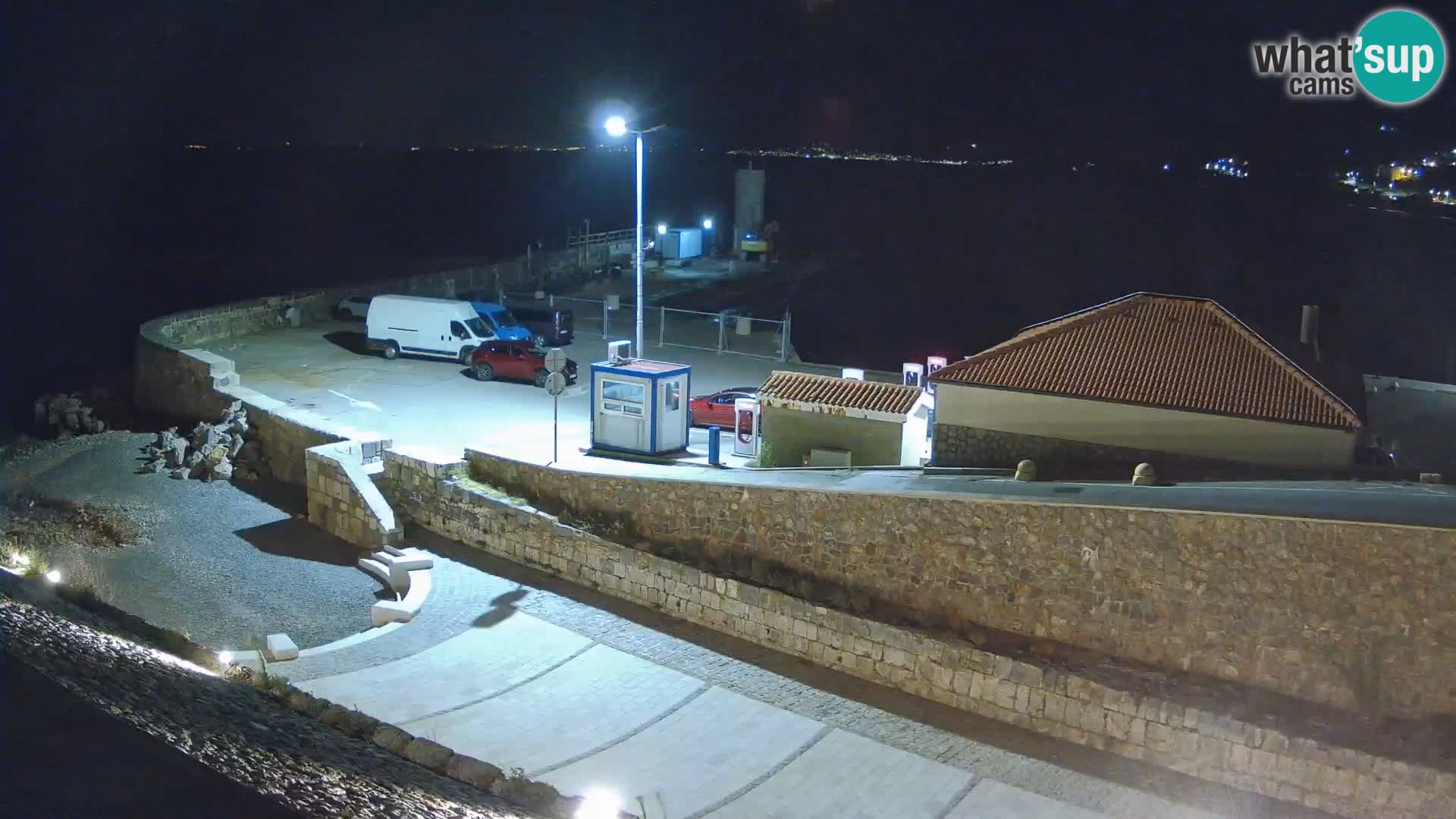 Senj Harbour Webcam – Breakwater & Lighthouse Live View