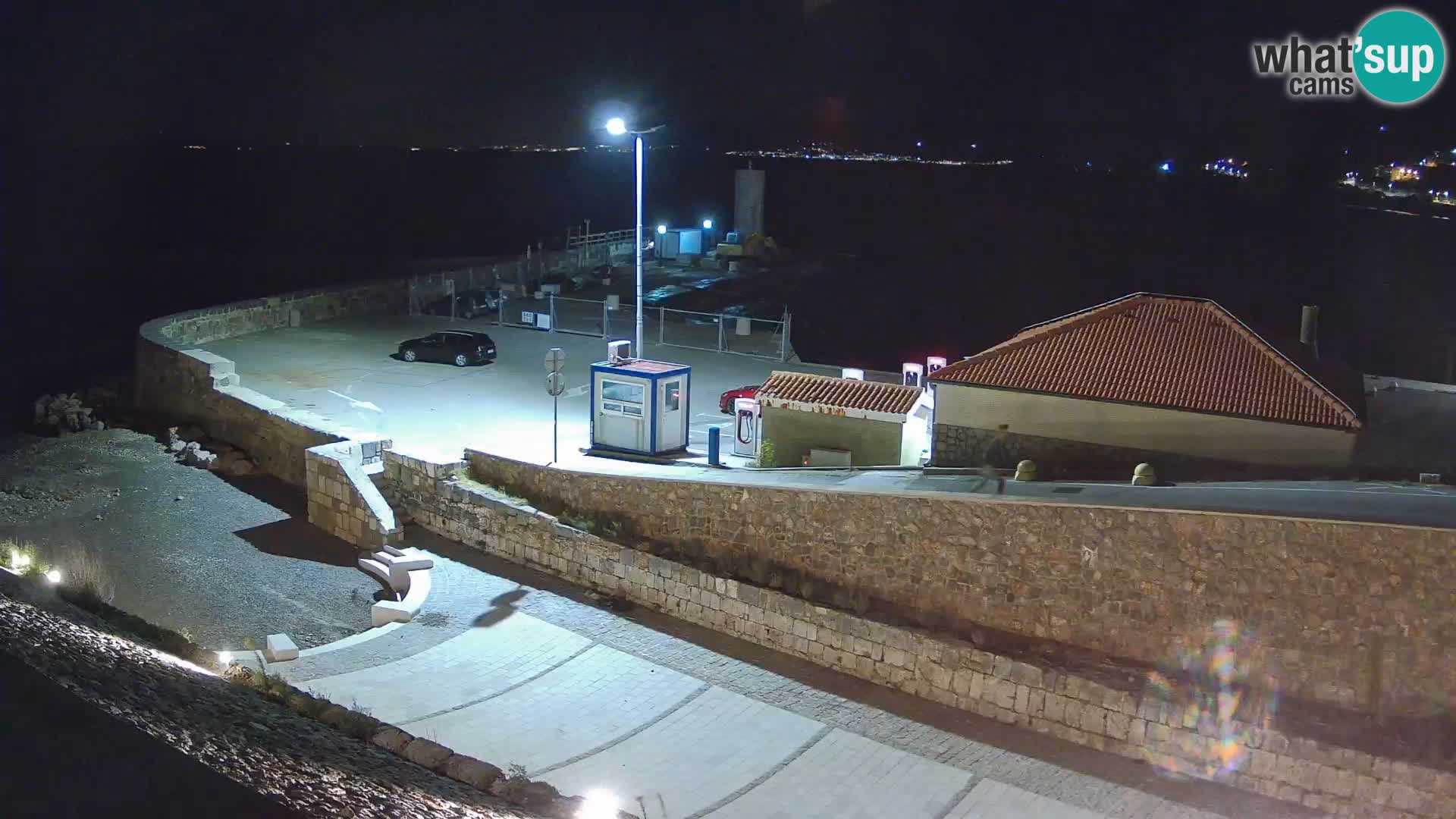 Senj Harbour Webcam – Breakwater & Lighthouse Live View