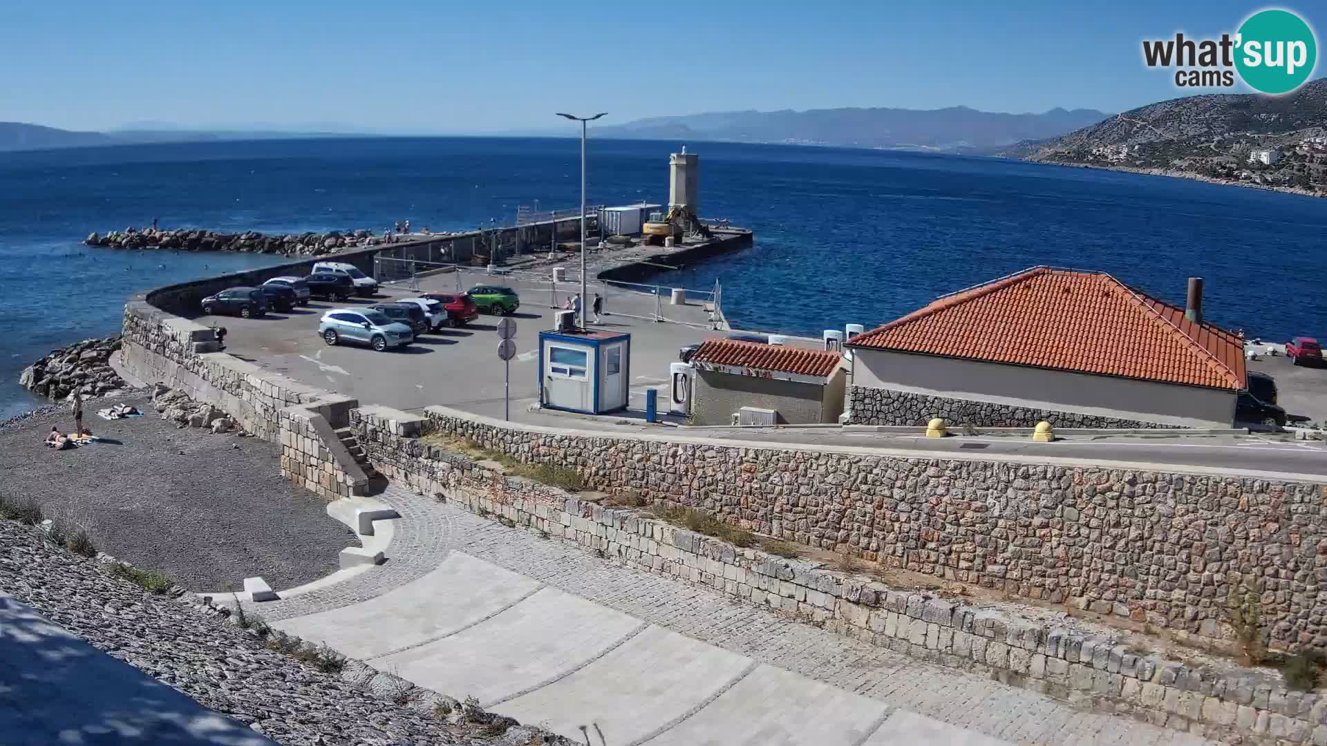 Webcam Porto di Segna – Frangiflutti e Faro in diretta