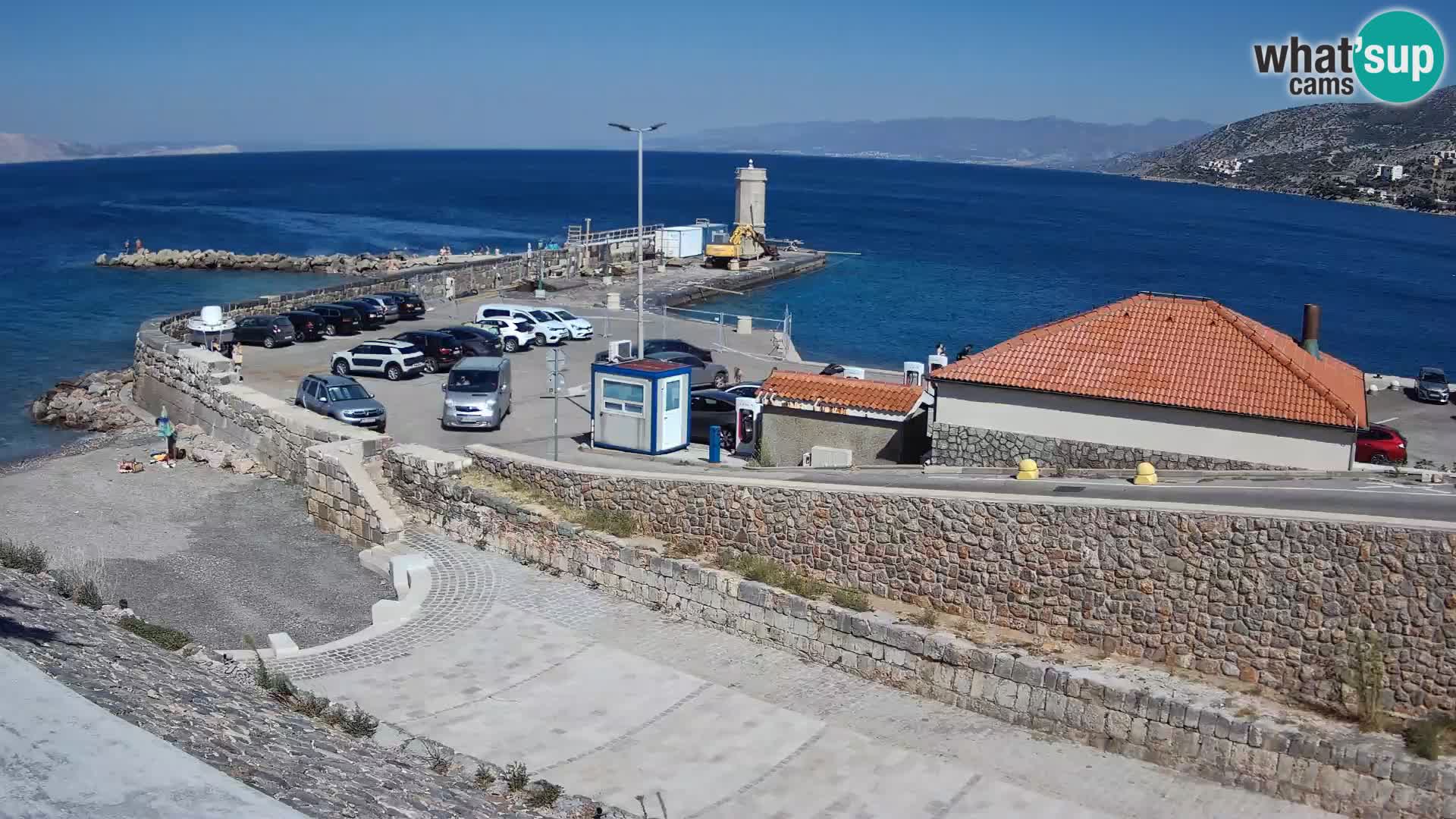 Webcam Porto di Segna – Frangiflutti e Faro in diretta