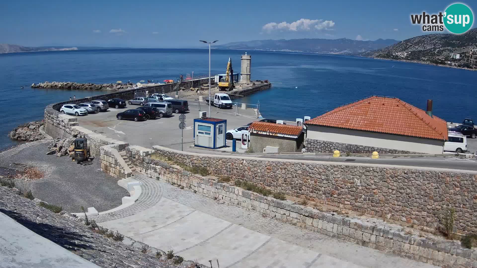 Web kamera Senj luka – Lukobran i svjetionik uživo