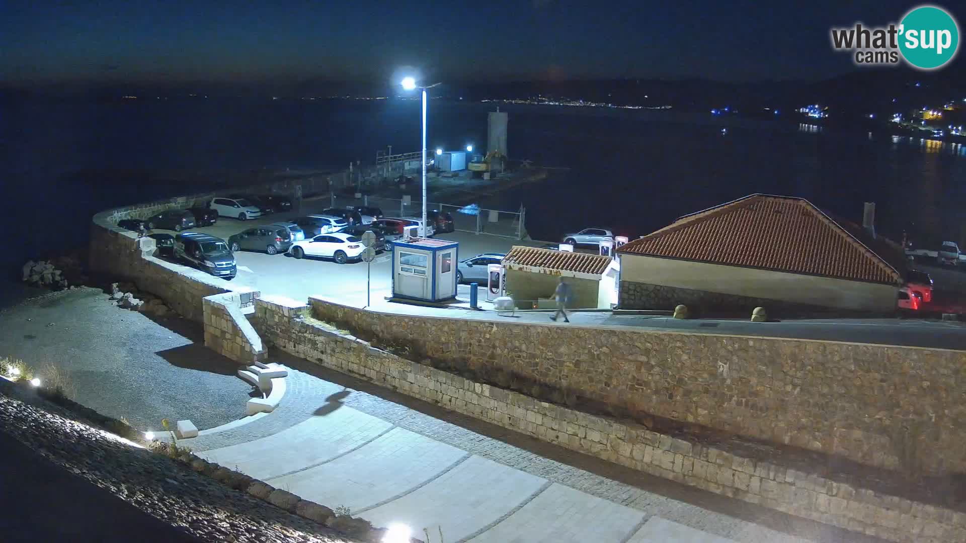 Senj Hafen Webcam – Wellenbrecher & Leuchtturm Liveblick