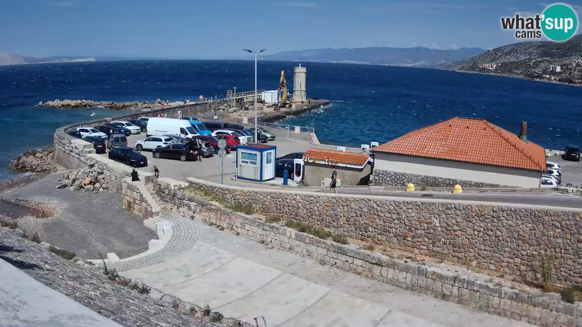 Webcam Porto di Segna – Frangiflutti e Faro in diretta