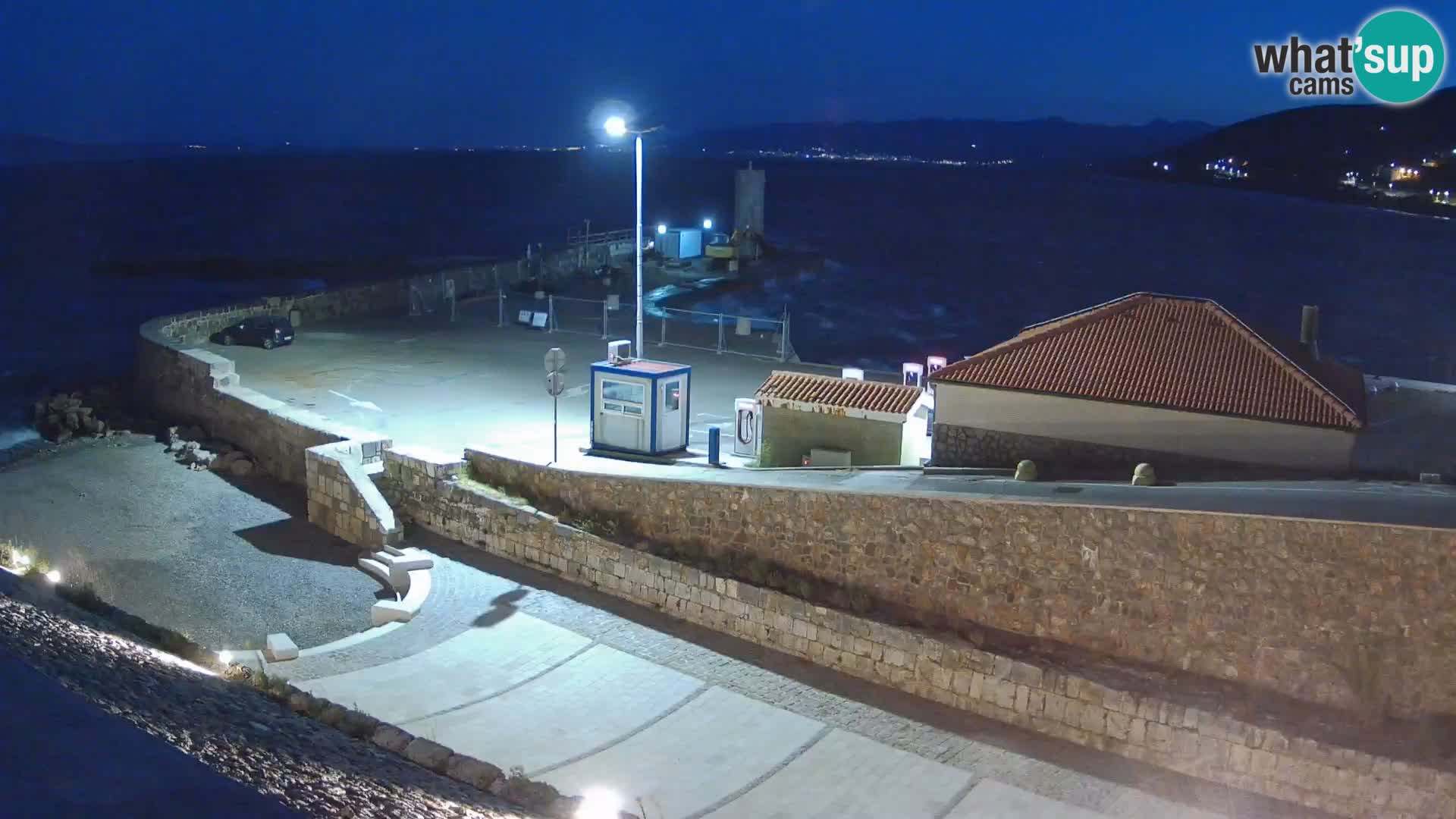 Senj Harbour Webcam – Breakwater & Lighthouse Live View