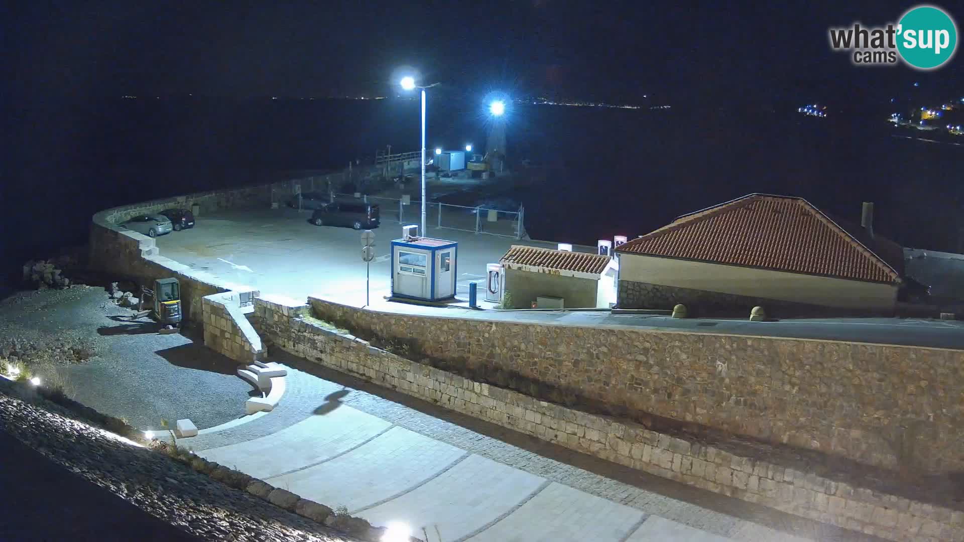 Webcam puerto de Senj – Rompeolas y faro en directo