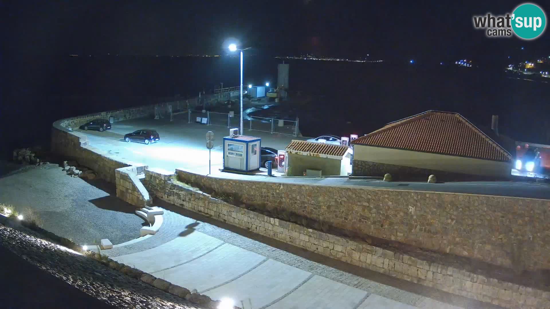 Webcam puerto de Senj – Rompeolas y faro en directo
