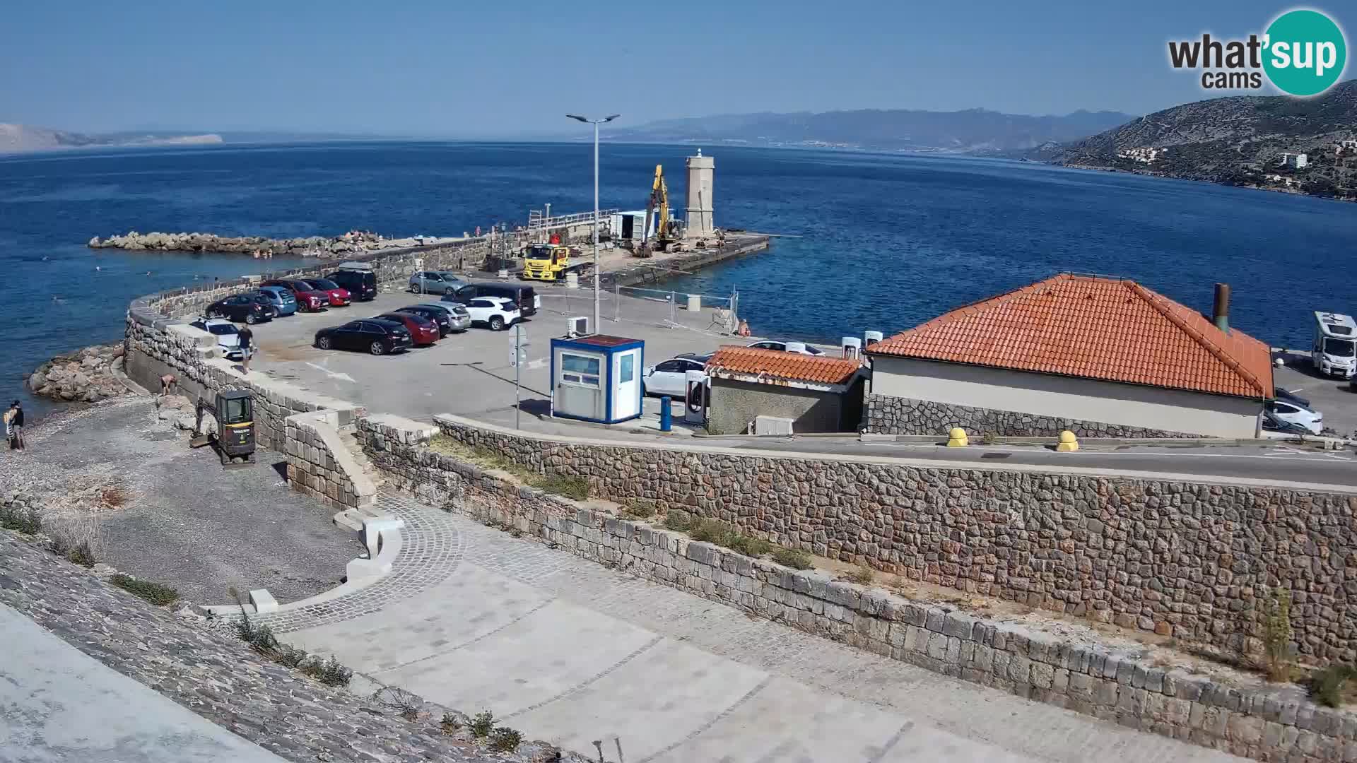 Web kamera Senj luka – Lukobran i svjetionik uživo