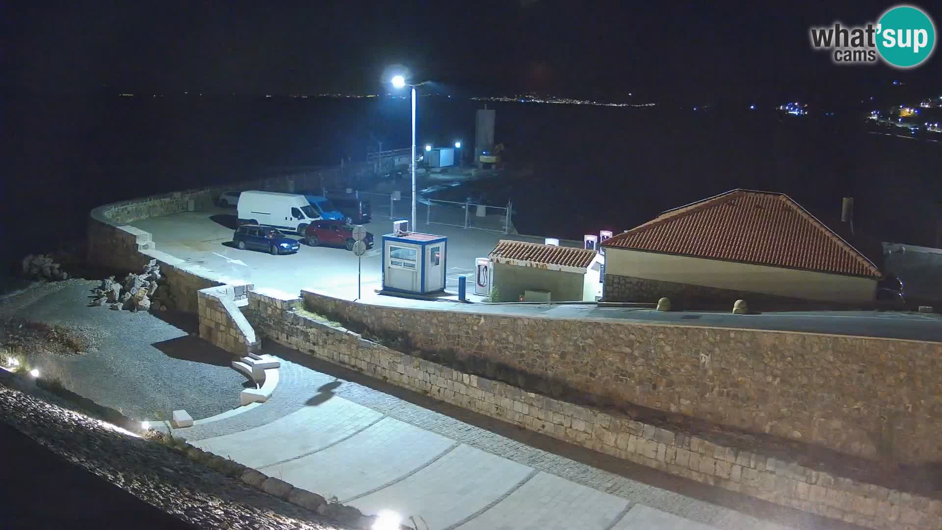 Senj Hafen Webcam – Wellenbrecher & Leuchtturm Liveblick
