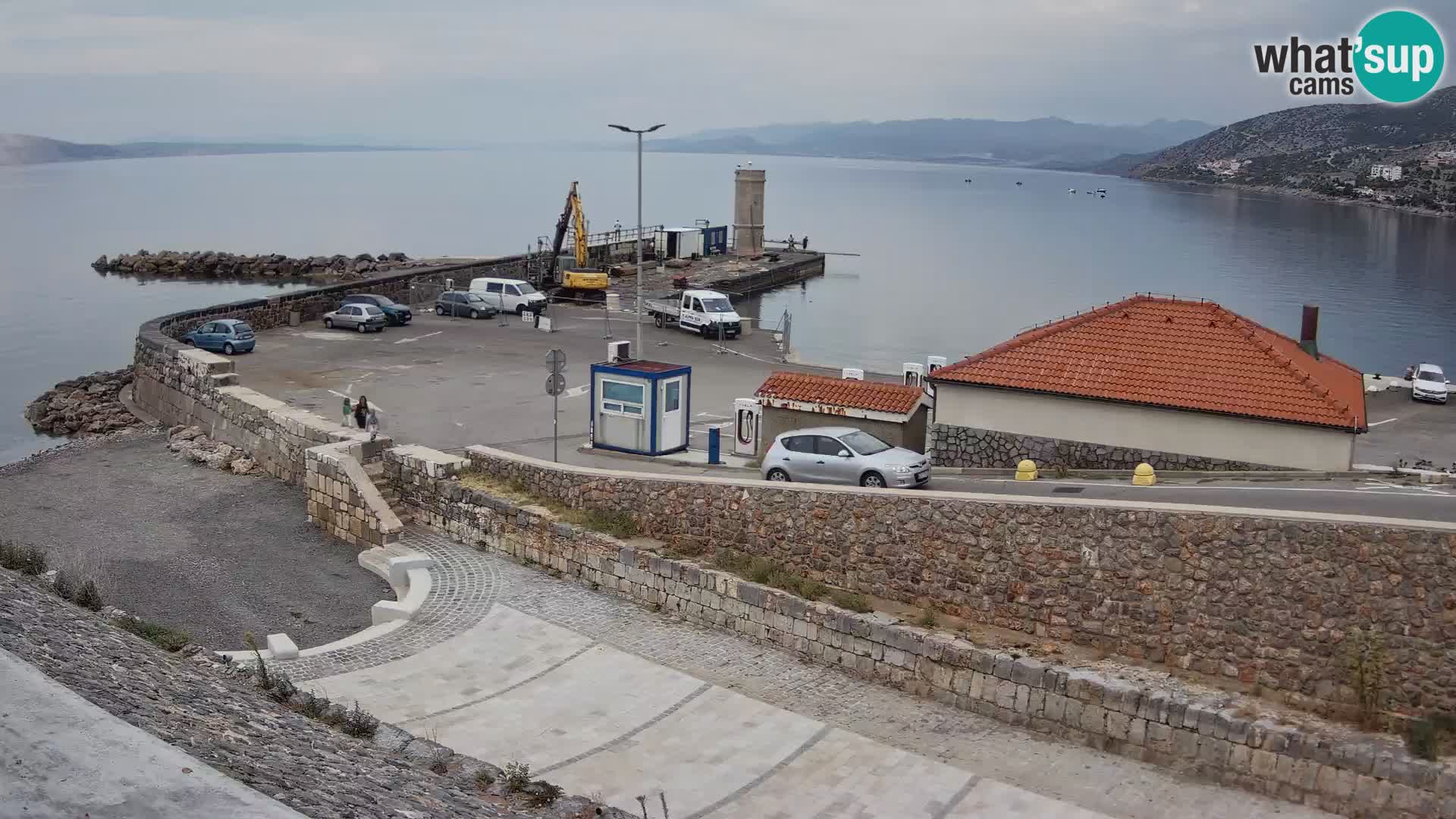 Senj Harbour Webcam – Breakwater & Lighthouse Live View