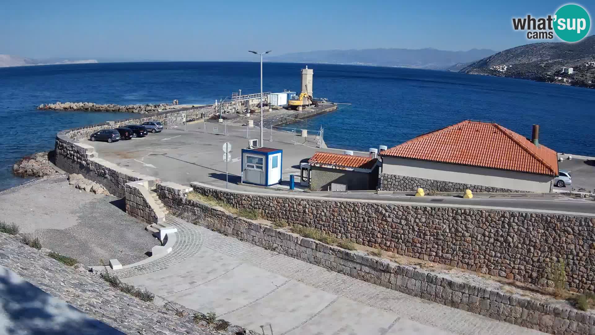 Senj Harbour Webcam – Breakwater & Lighthouse Live View