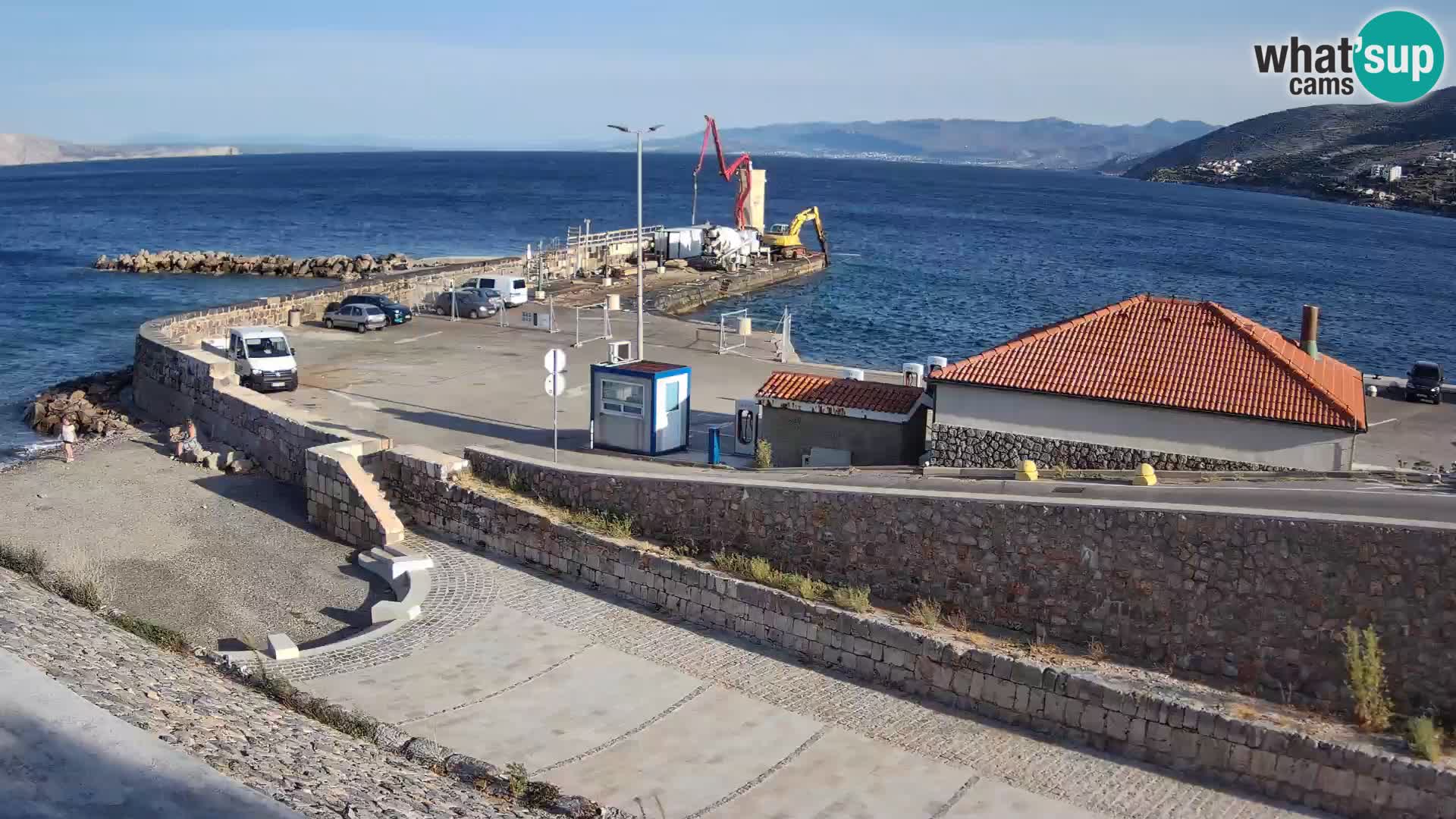 Webcam puerto de Senj – Rompeolas y faro en directo