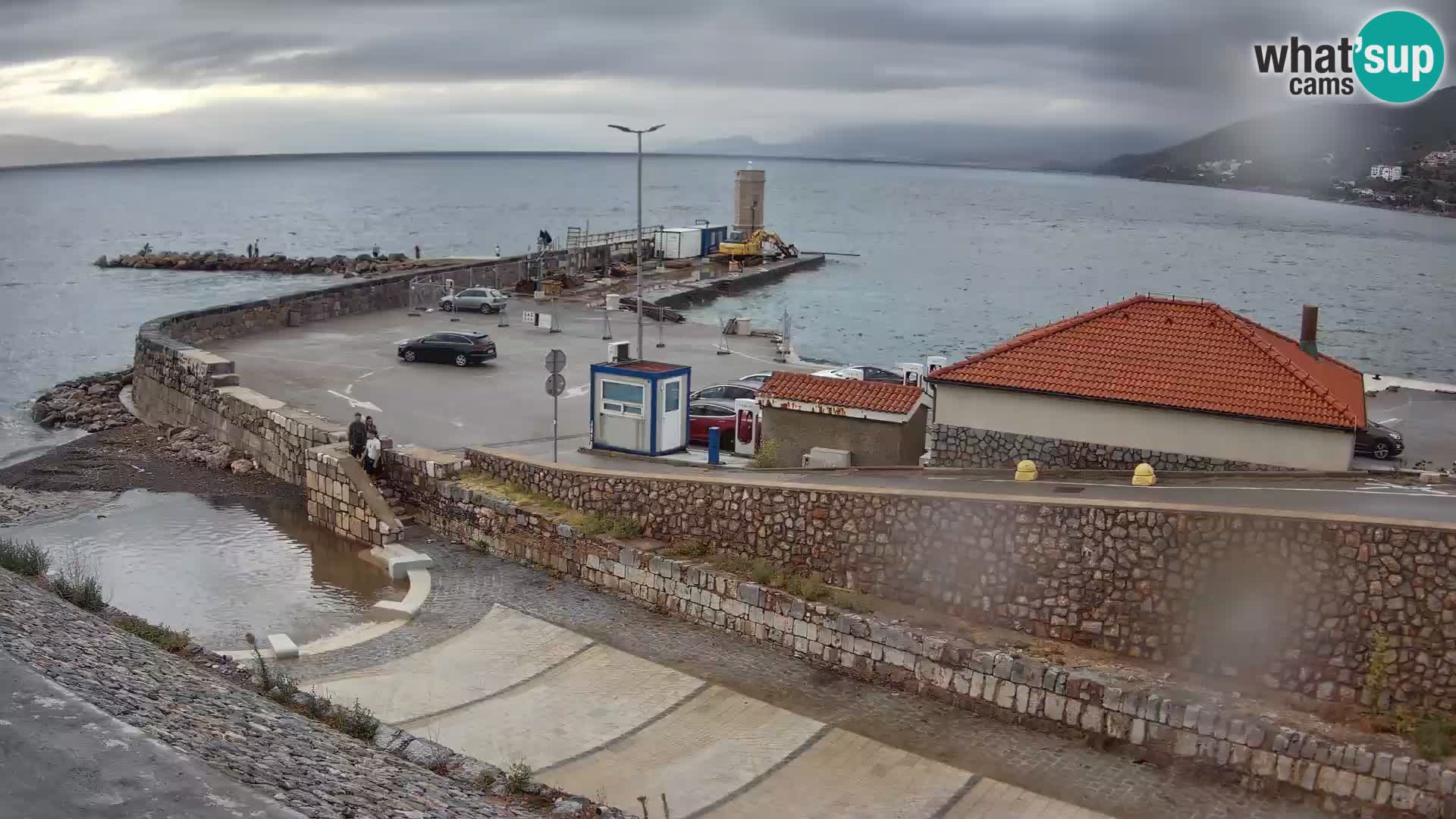 Senj Harbour Webcam – Breakwater & Lighthouse Live View