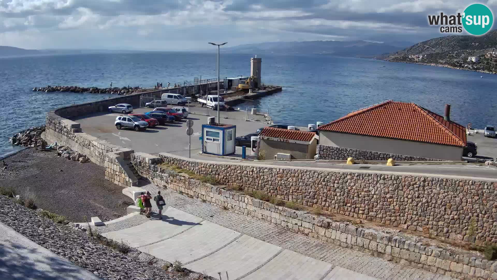 Senj Harbour Webcam – Breakwater & Lighthouse Live View