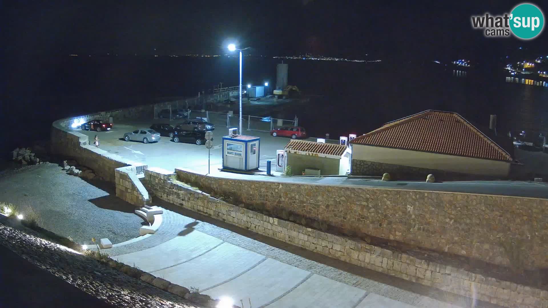 Senj Hafen Webcam – Wellenbrecher & Leuchtturm Liveblick