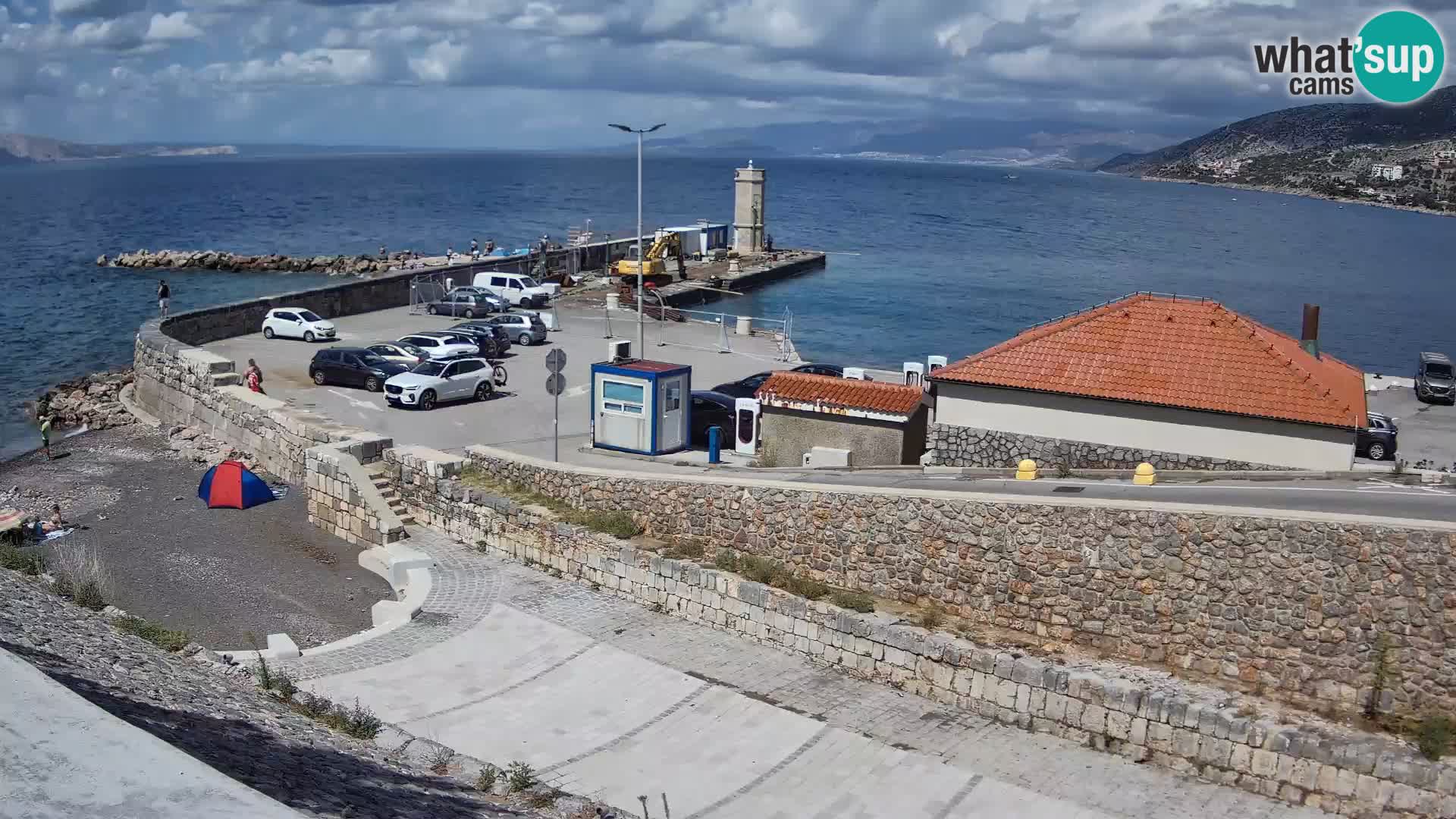 Webcam Porto di Segna – Frangiflutti e Faro in diretta