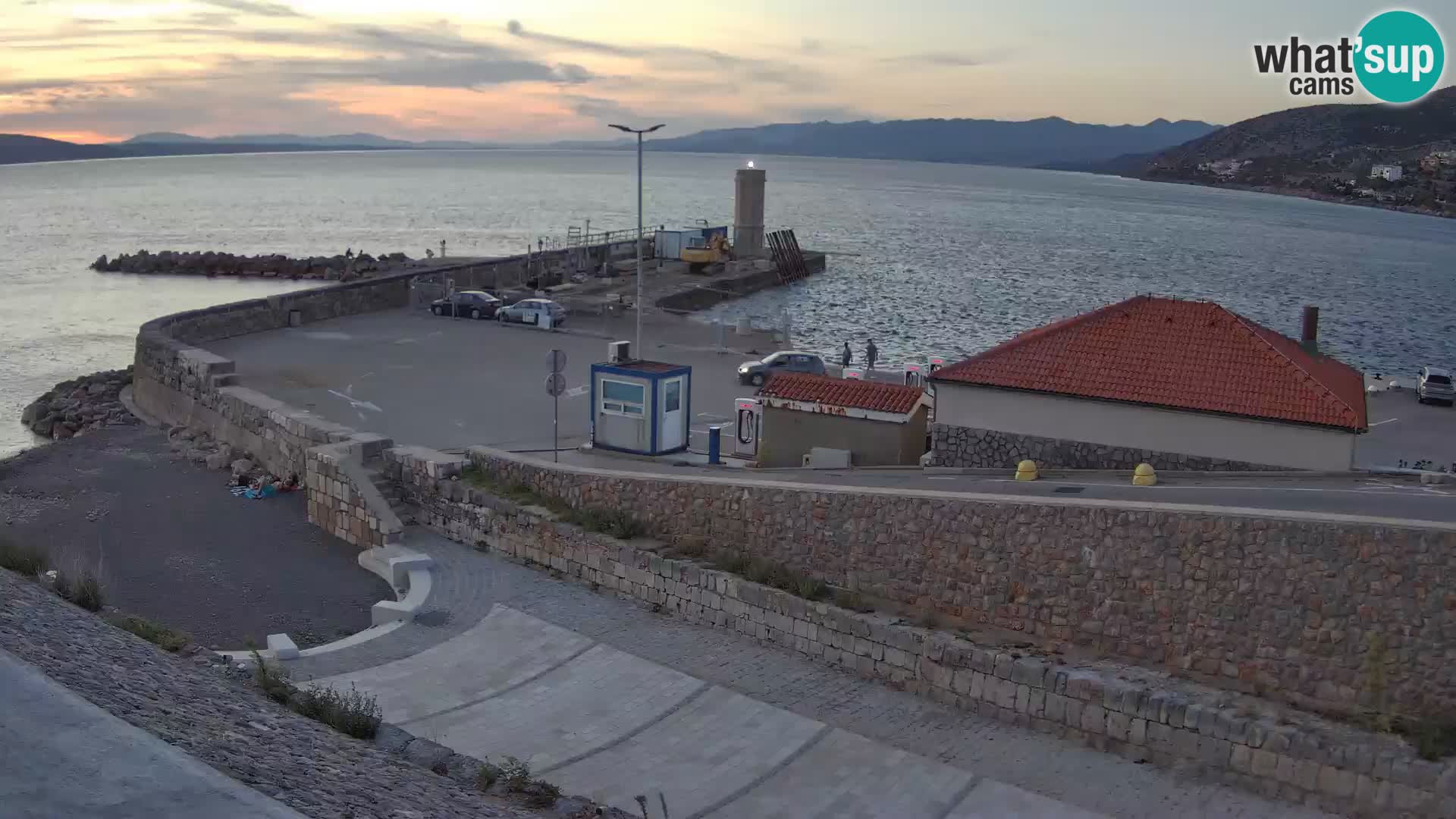 Senj Harbour Webcam – Breakwater & Lighthouse Live View