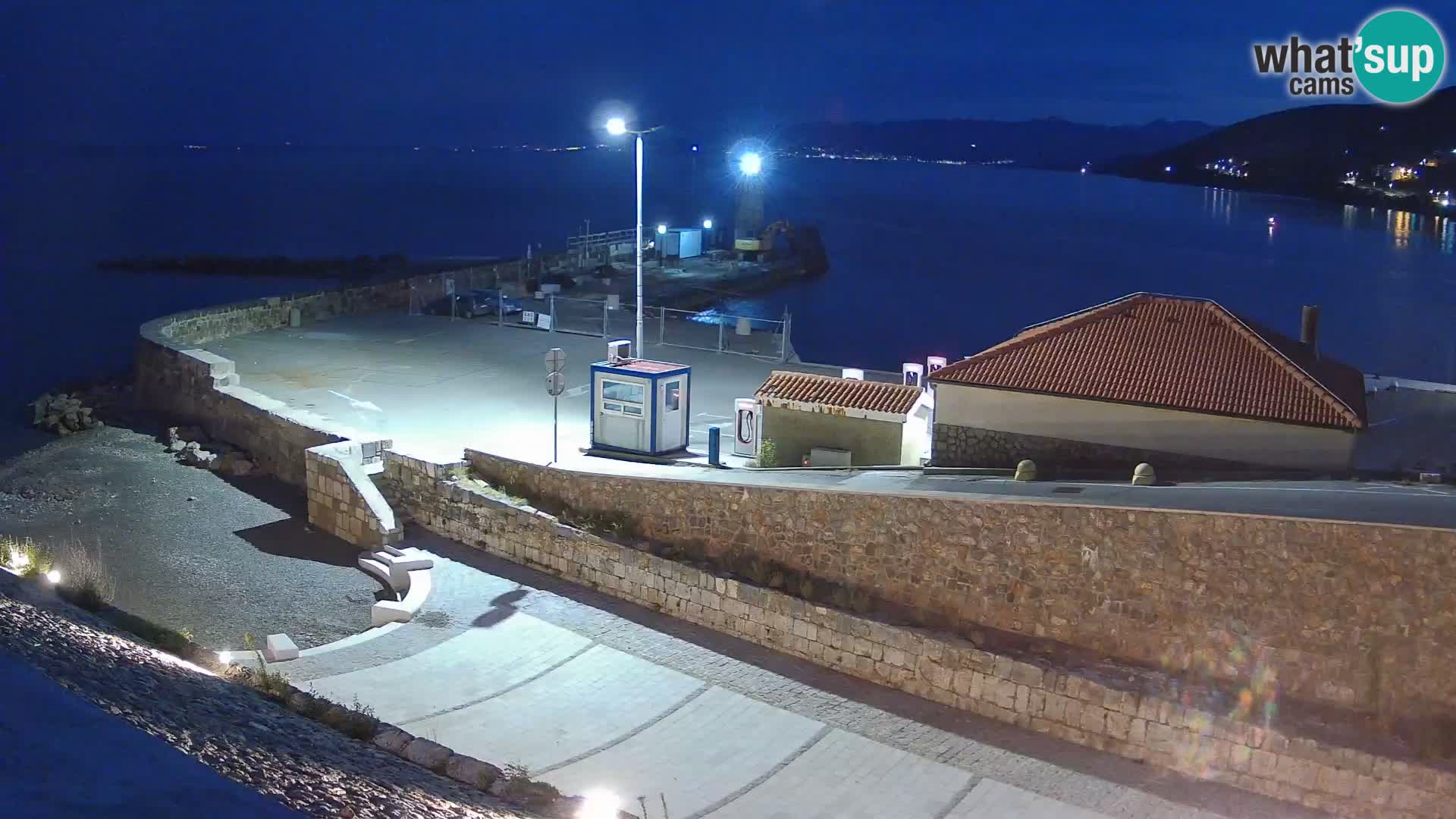 Senj Harbour Webcam – Breakwater & Lighthouse Live View
