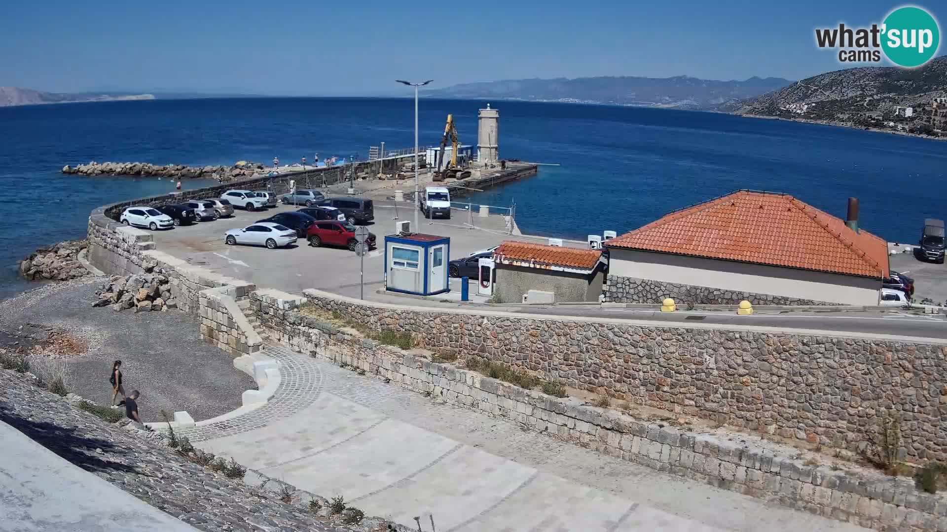 Webcam Porto di Segna – Frangiflutti e Faro in diretta