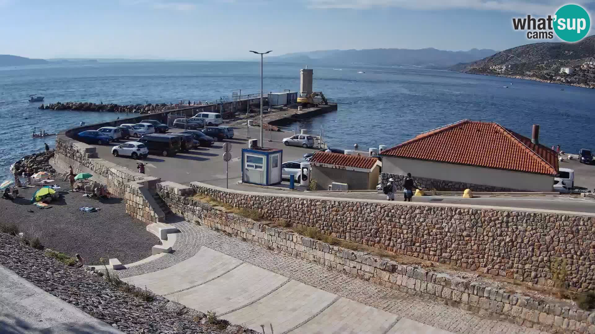 Senj Harbour Webcam – Breakwater & Lighthouse Live View