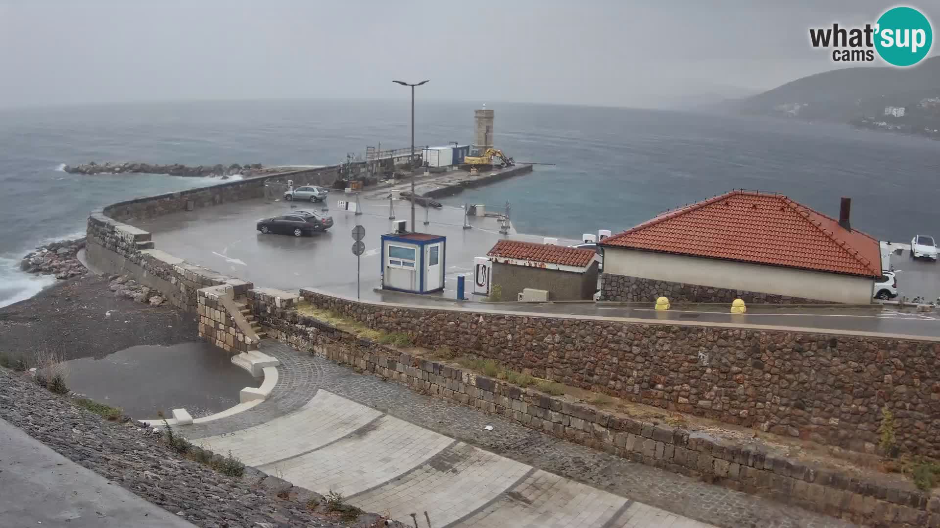 Senj Harbour Webcam – Breakwater & Lighthouse Live View