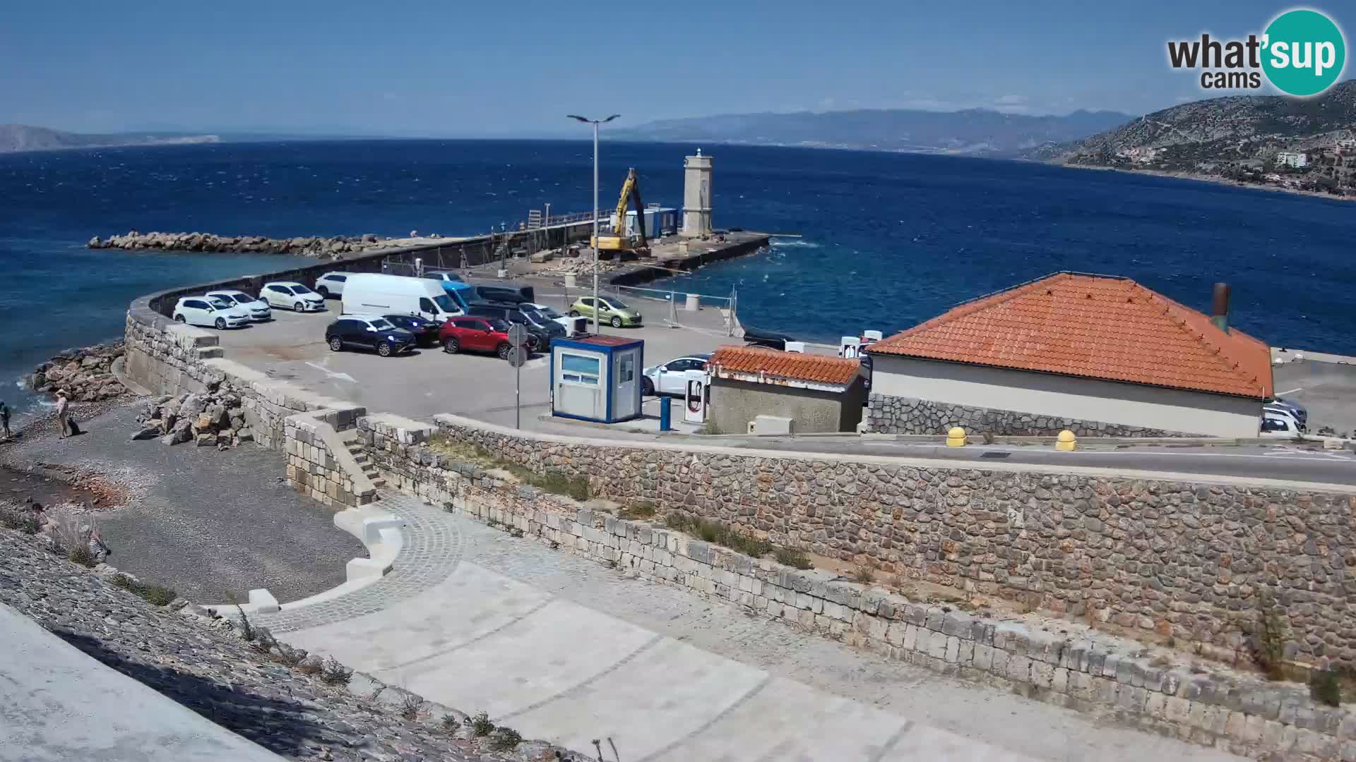Senj Harbour Webcam – Breakwater & Lighthouse Live View