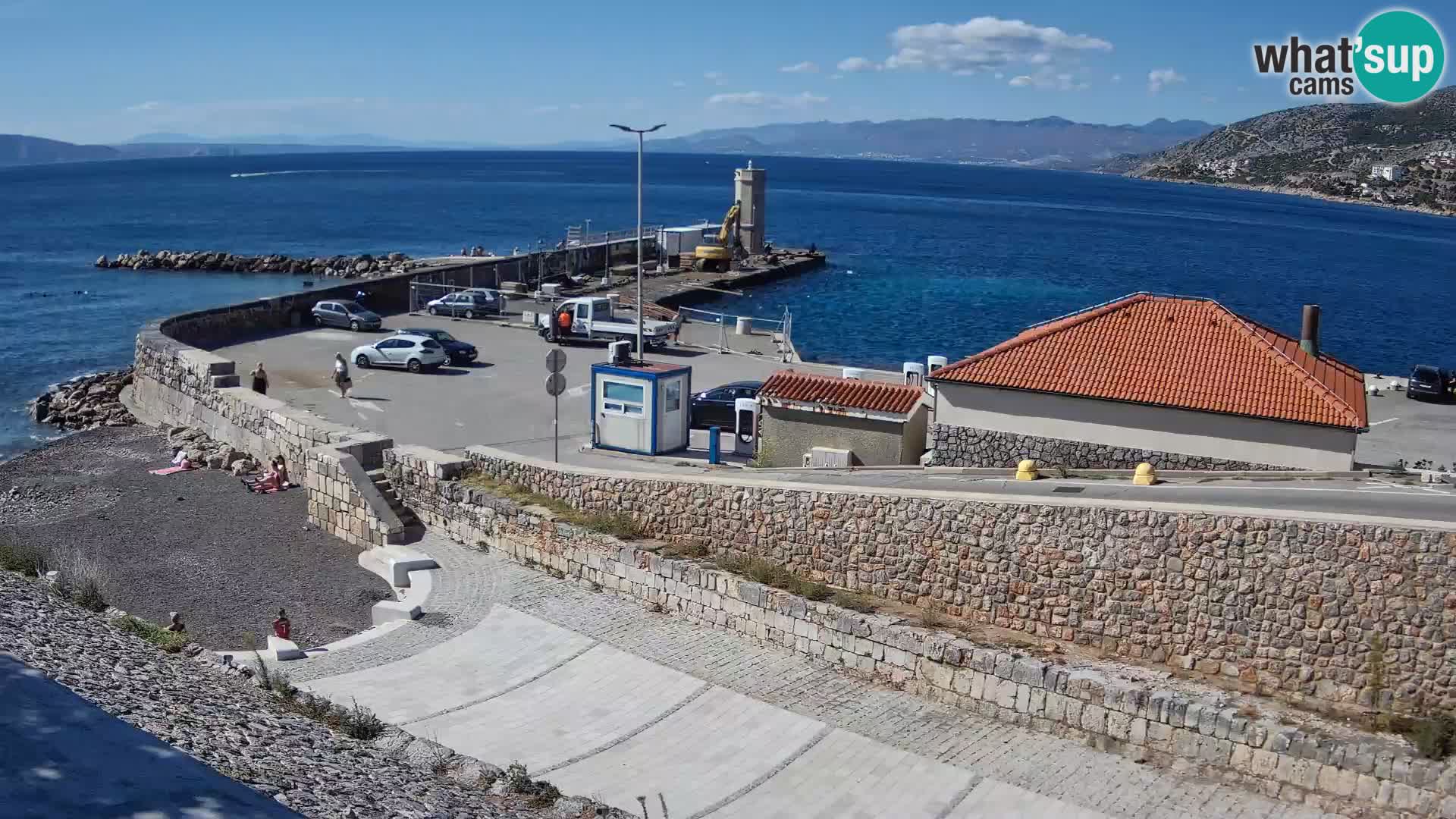 Senj Harbour Webcam – Breakwater & Lighthouse Live View