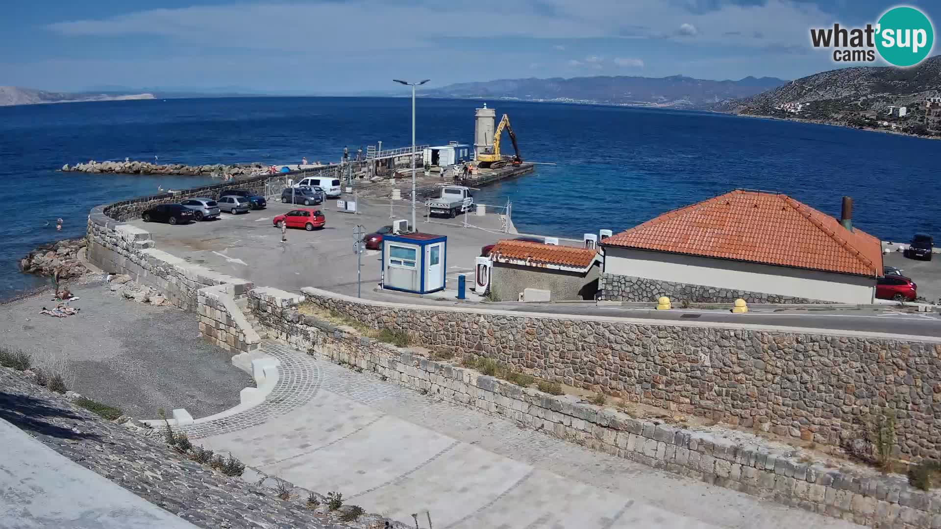 Webcam Porto di Segna – Frangiflutti e Faro in diretta