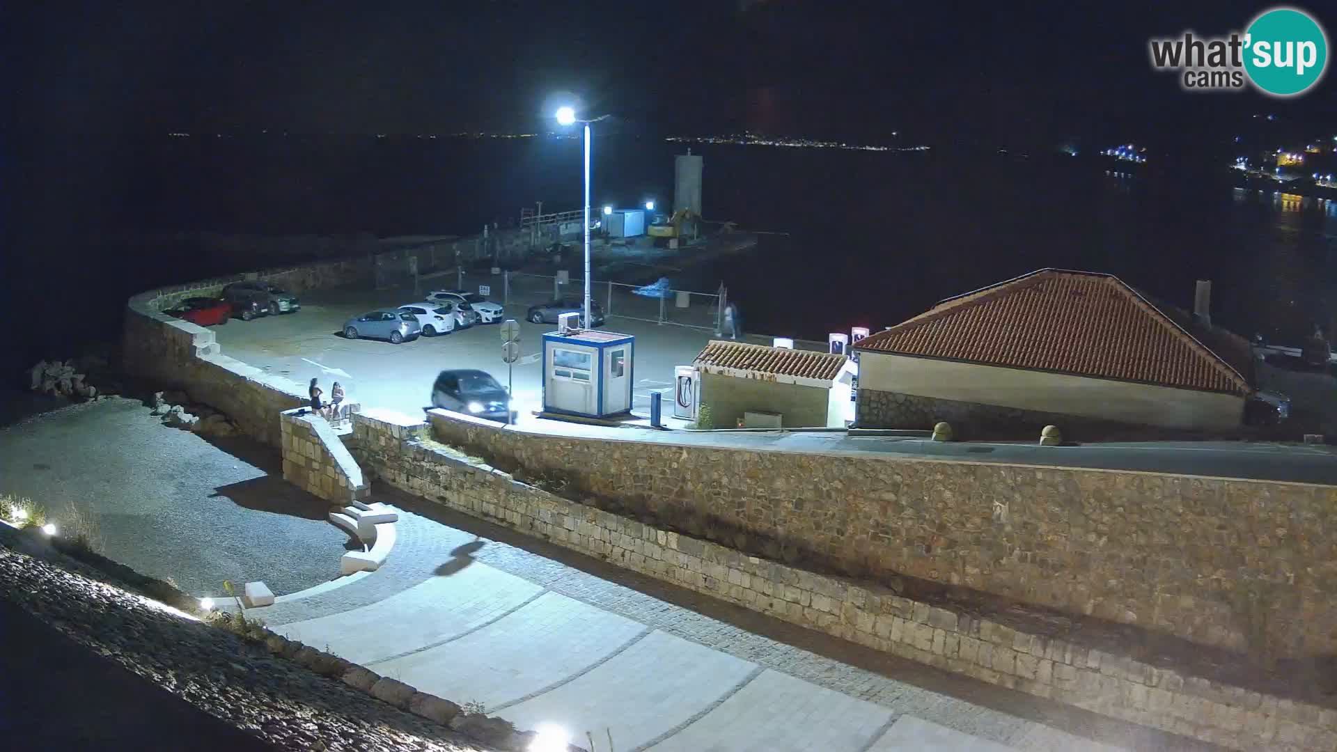 Webcam puerto de Senj – Rompeolas y faro en directo
