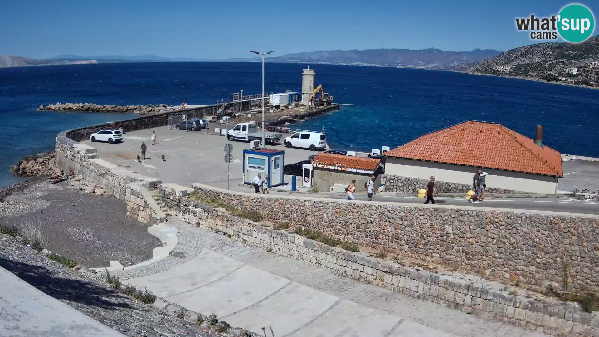 Webcam Porto di Segna – Frangiflutti e Faro in diretta