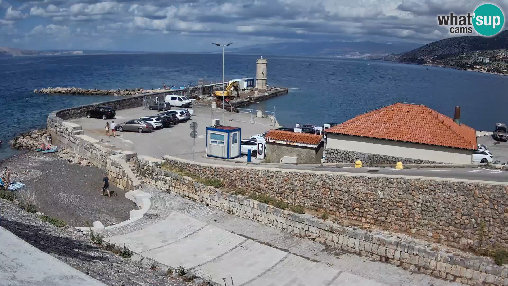 Web kamera Senj luka – Lukobran i svjetionik uživo