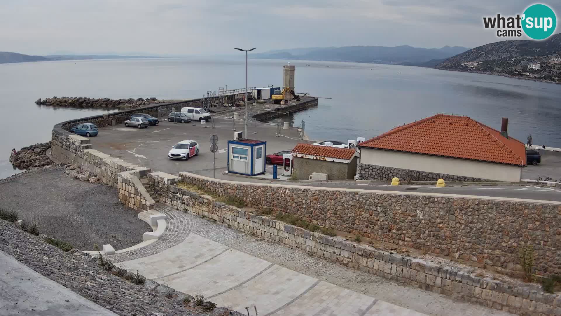 Webcam puerto de Senj – Rompeolas y faro en directo