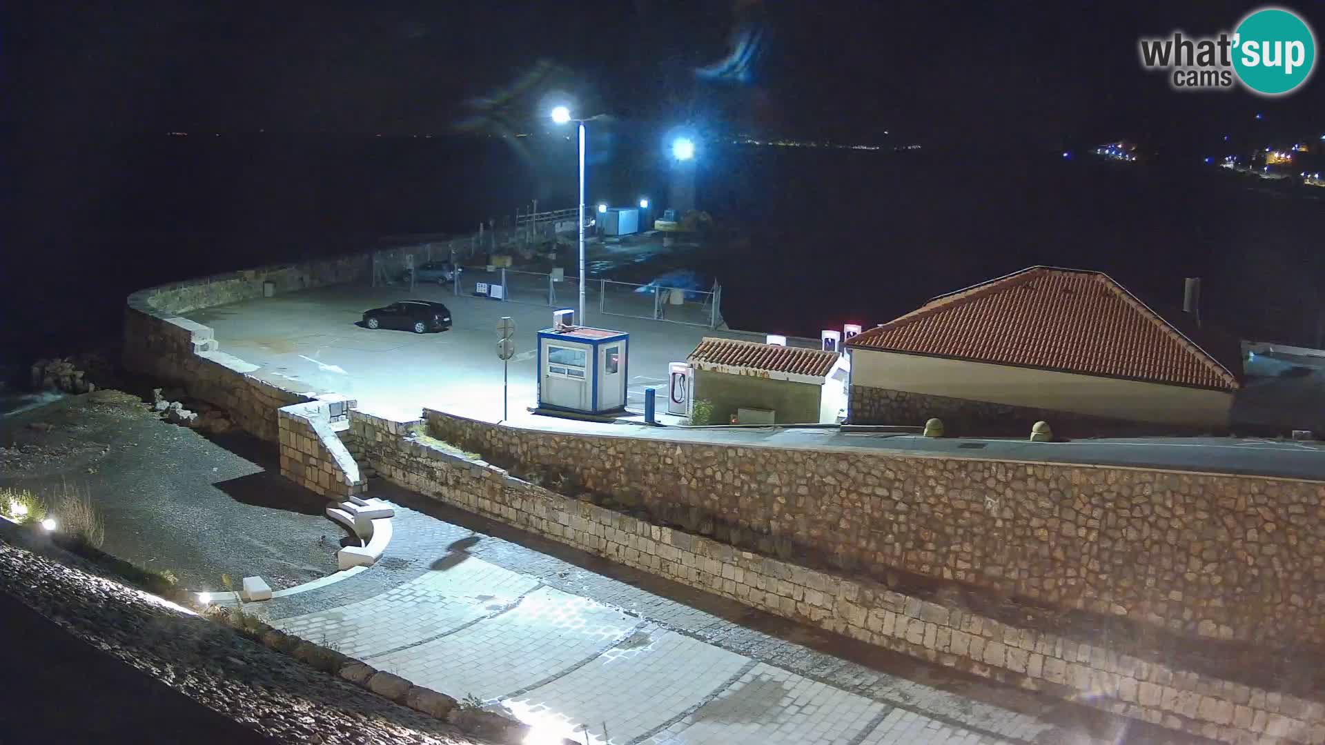 Webcam puerto de Senj – Rompeolas y faro en directo
