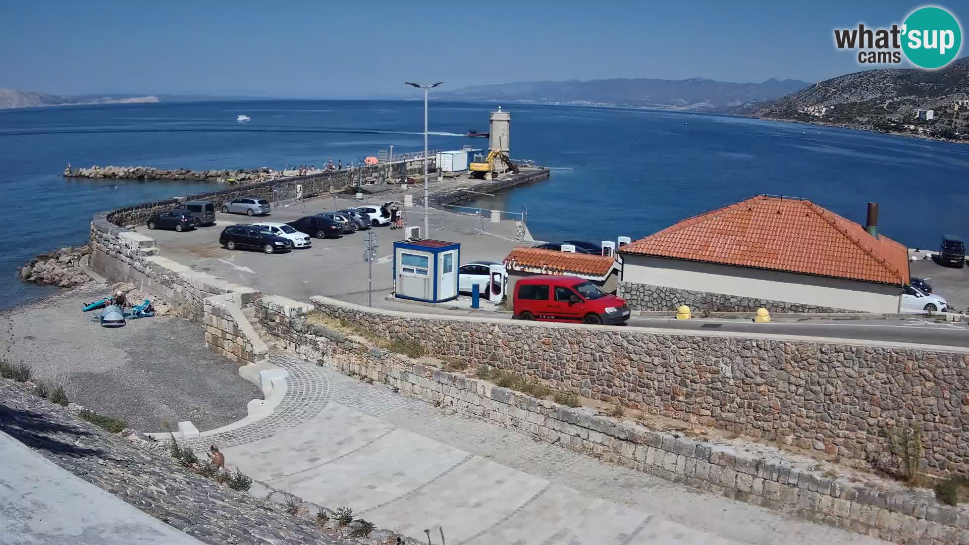 Webcam Porto di Segna – Frangiflutti e Faro in diretta
