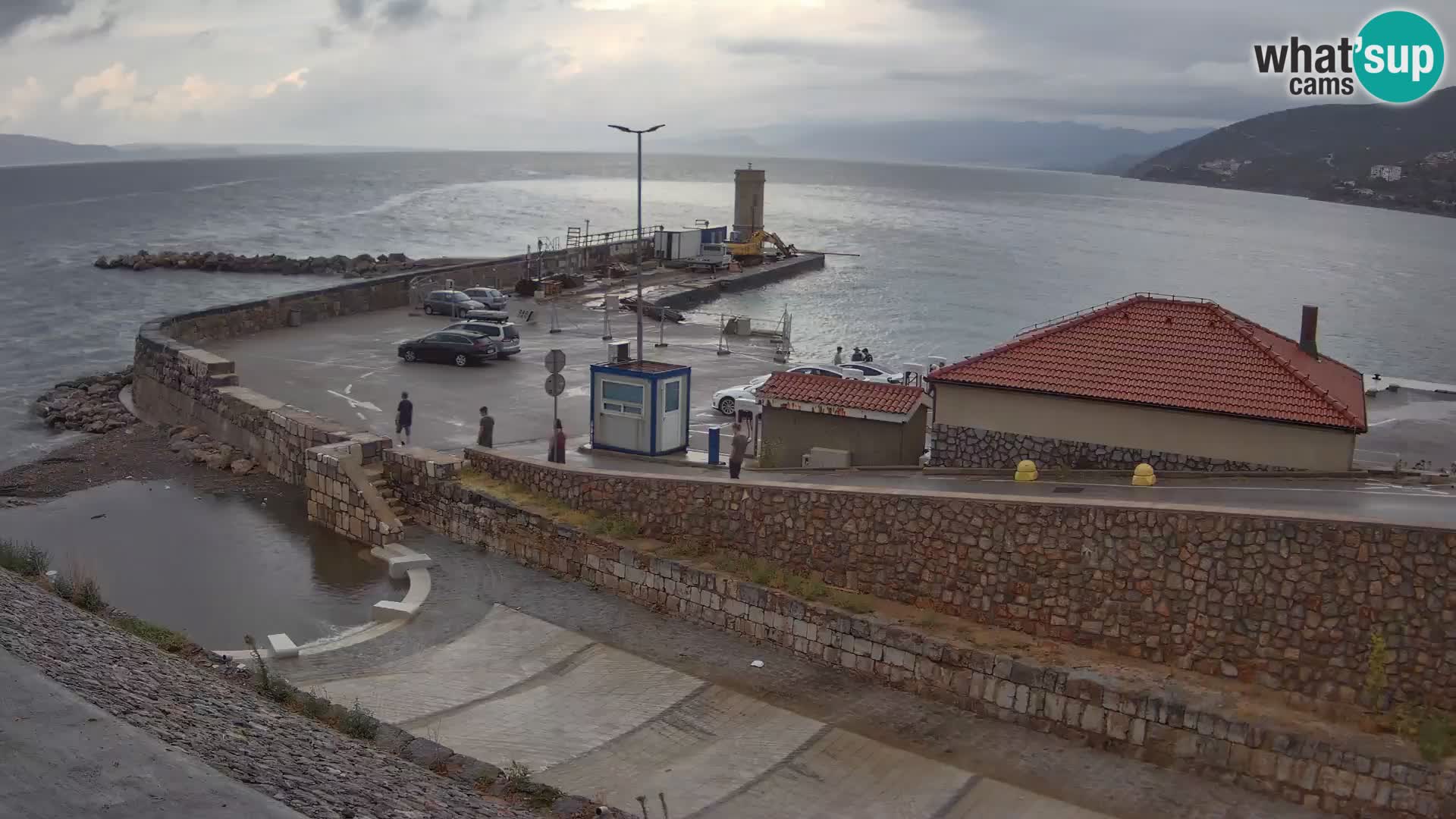 Senj Harbour Webcam – Breakwater & Lighthouse Live View